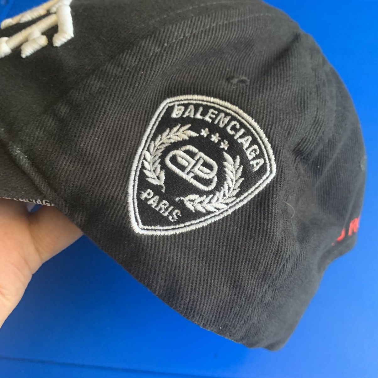 Balenciaga Balenciaga staff embroidered baseball cap | Grailed Balenciaga Balenciaga staff embroidered baseball cap | Grailed