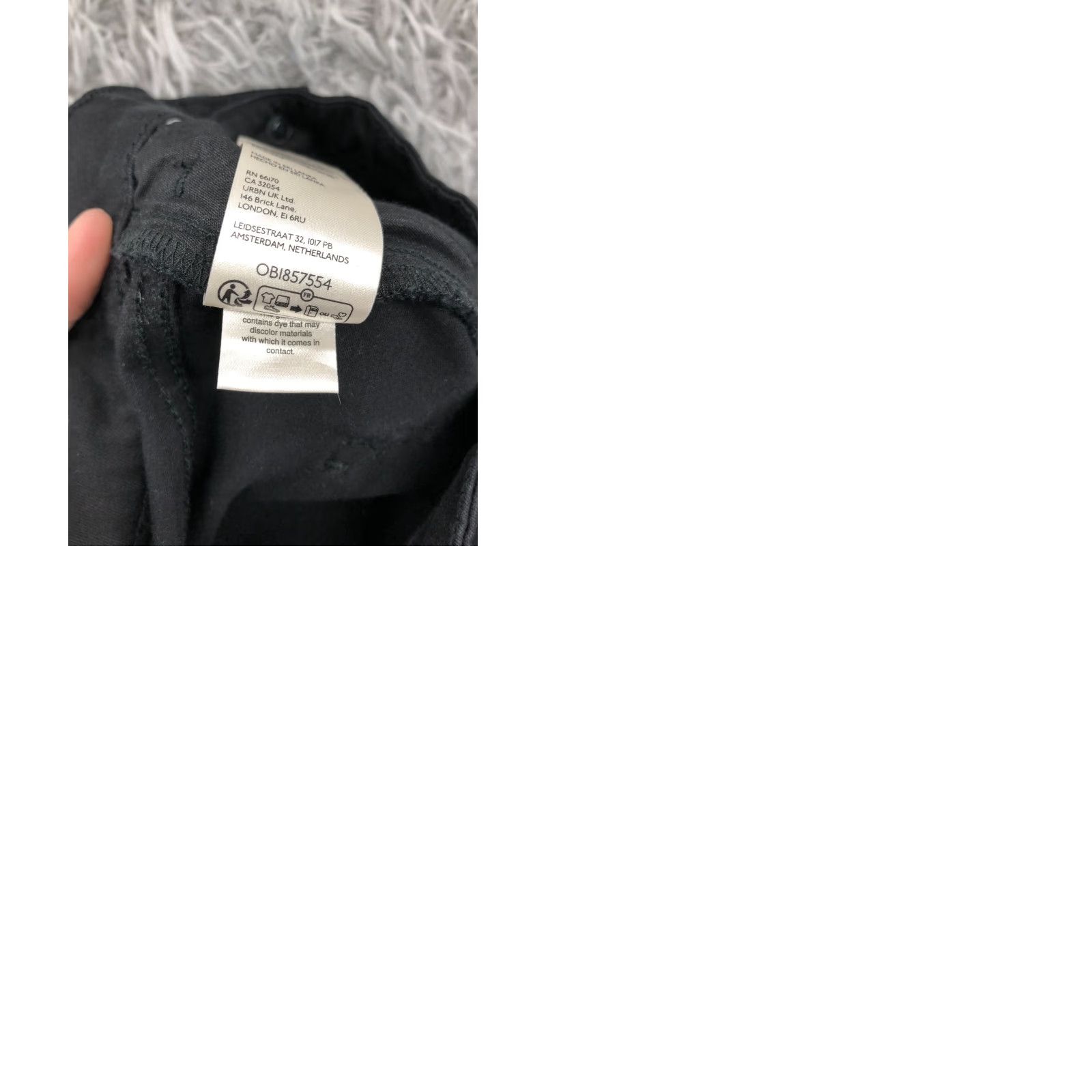 Vintage Pilcro Jeans 28 Womens Dark Wash Black 5-Pocket Denim Straight Regular Fit Size 28" / US 6 / IT 42 - 9 Thumbnail