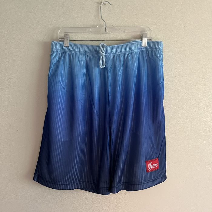 Supreme Gradient Mesh Stripe Baggy Shorts | Grailed