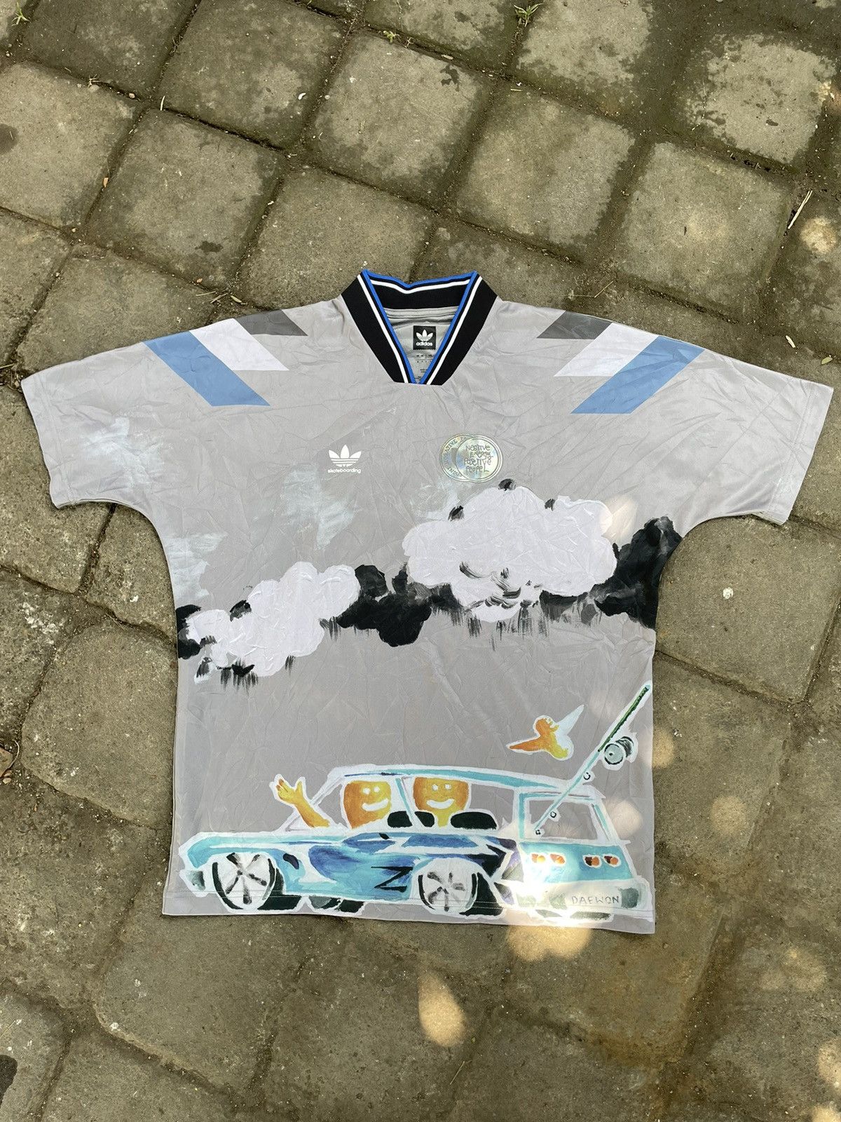 Adidas Rare Soccer Jersey Adidas Skateboardinc Size US XL / EU 56 / 4 - 2 Thumbnail