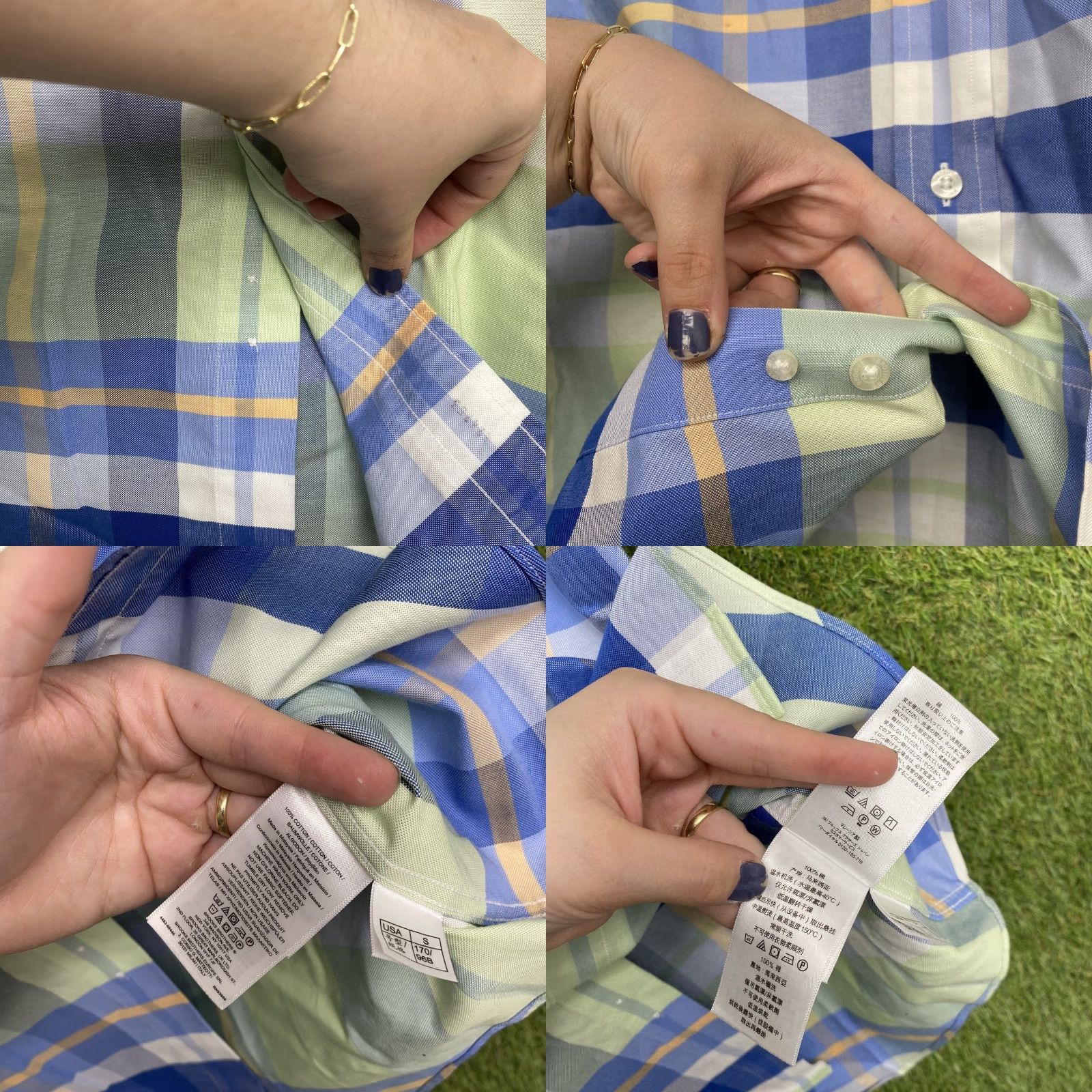 Brooks Brothers Brooks Brothers Shirt Mens Small Plaid Regent Supima Button Down Casual Size US S / EU 44-46 / 1 - 8 Thumbnail