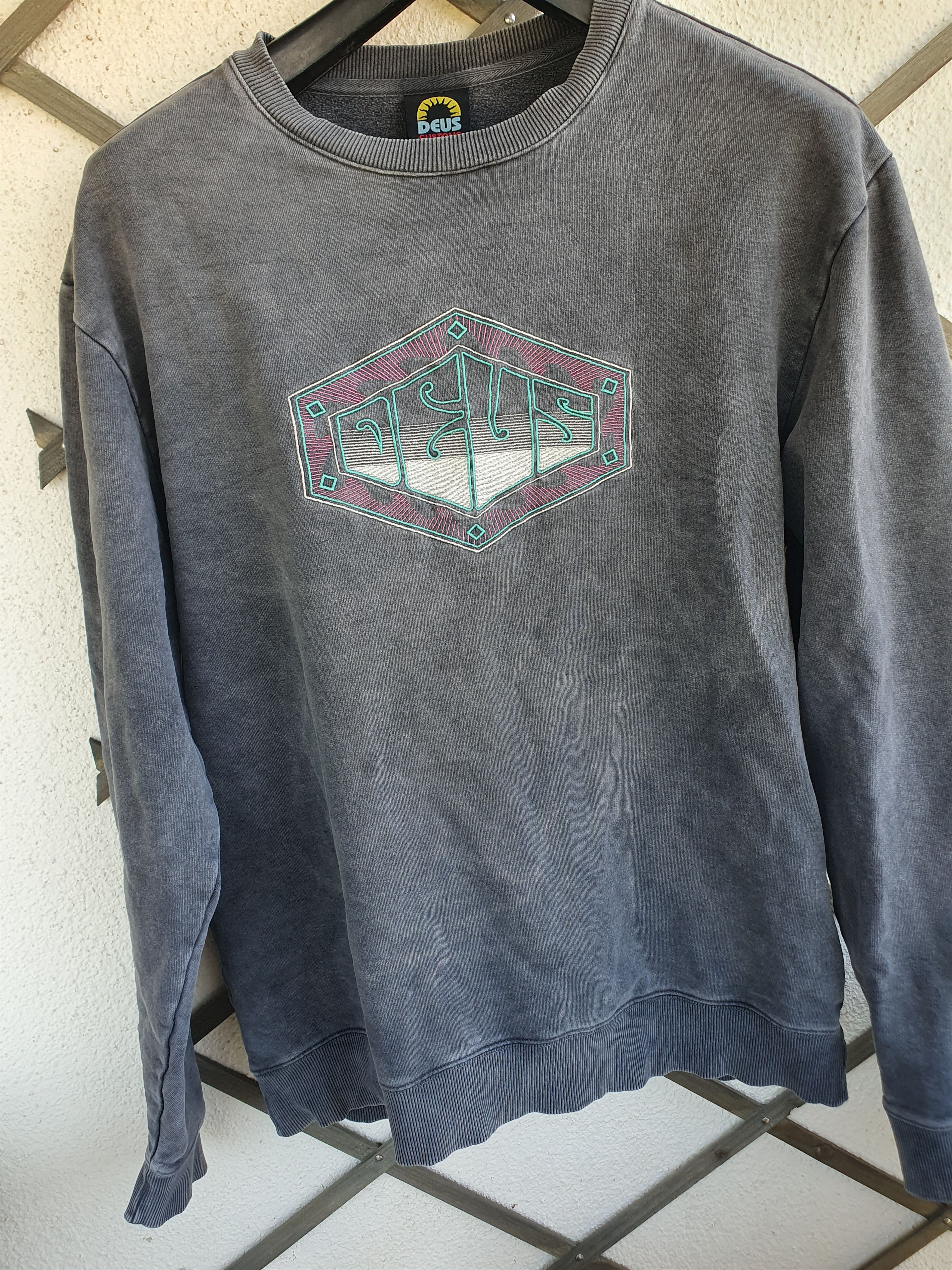 Deus Ex Machina × Swagger deus ex machina Wavepool Acid Crew Sweatshirt sz L Size US L / EU 52-54 / 3 - 7 Thumbnail