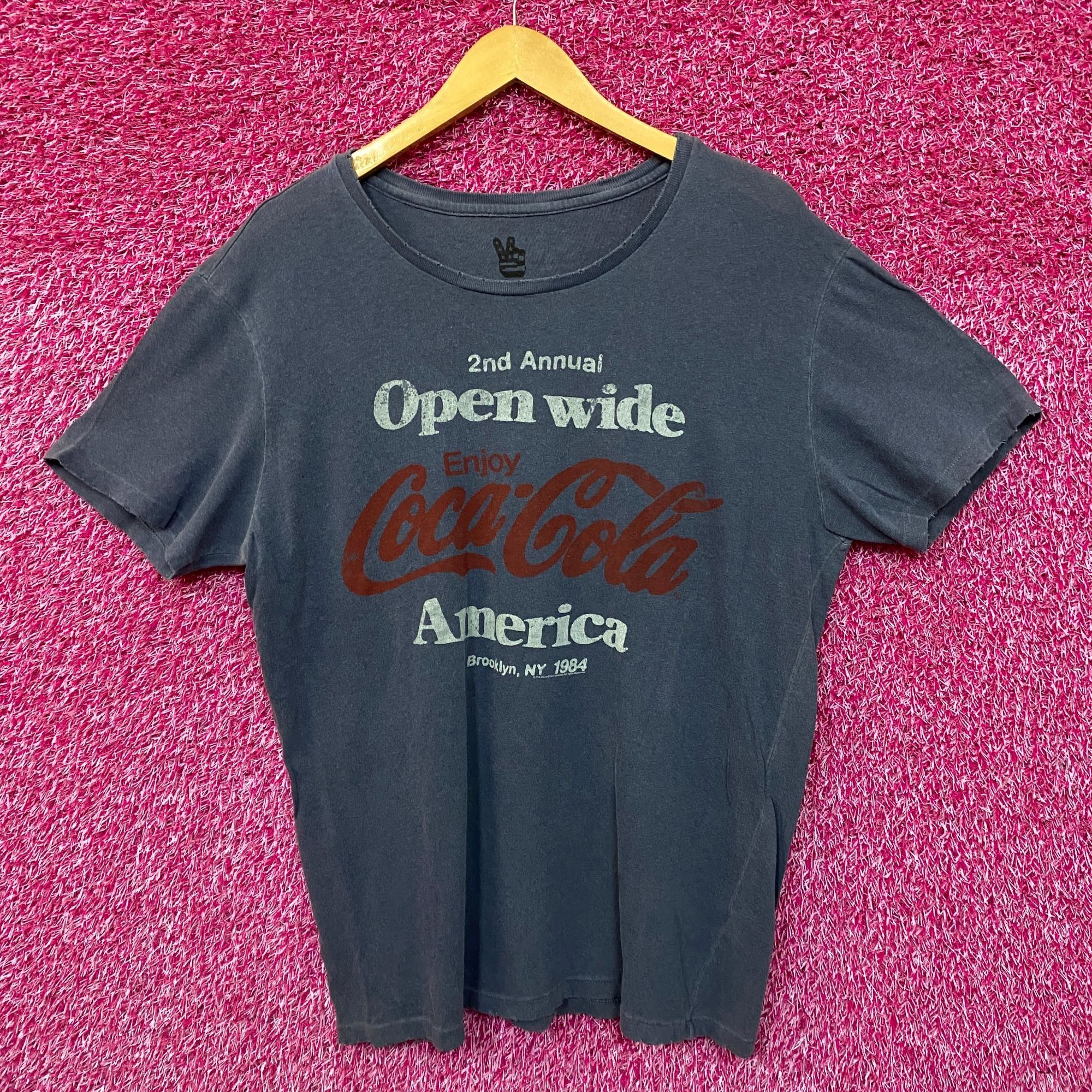 Coca Cola Coca-Cola Enjoy Coke 1984 Open Wide America Promo Tee L Size US L / EU 52-54 / 3 - 1 Thumbnail