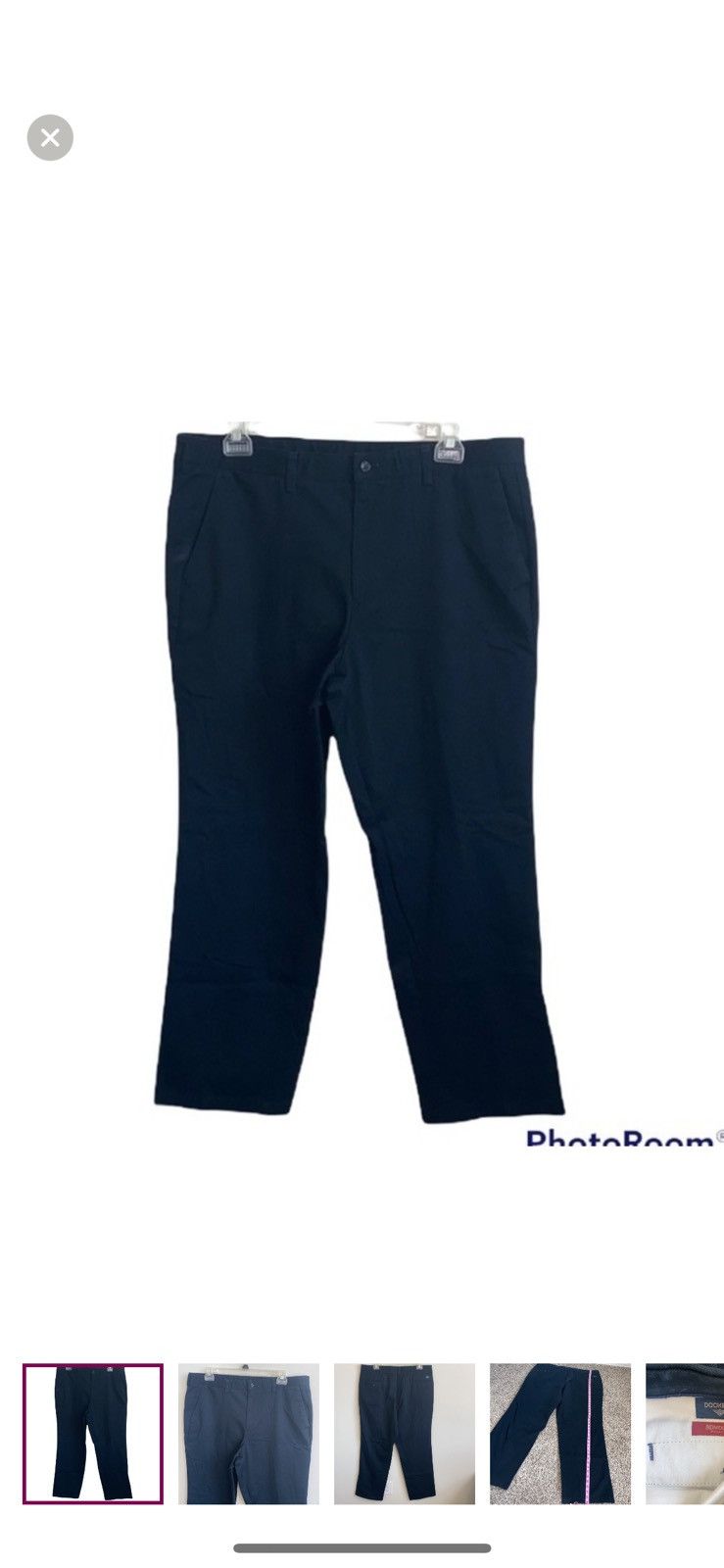 Dockers Dockers flat front black slacks size 42 Size US 42 / EU 58 - 1 Thumbnail