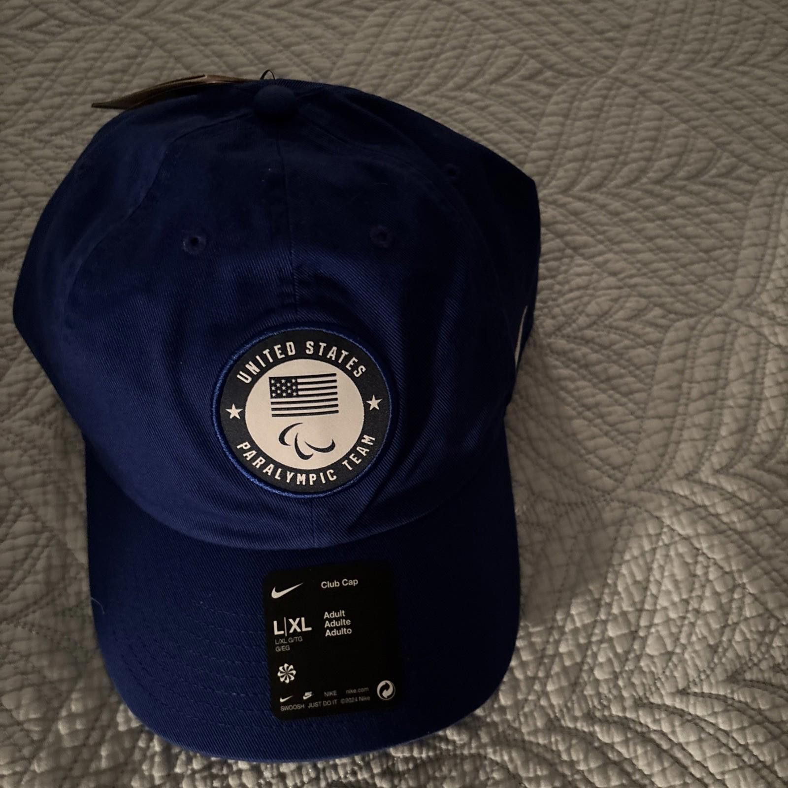 Nike L/XL Nike America Parlympic Hat Blue Strap Back Adjust New Size ONE SIZE - 2 Thumbnail
