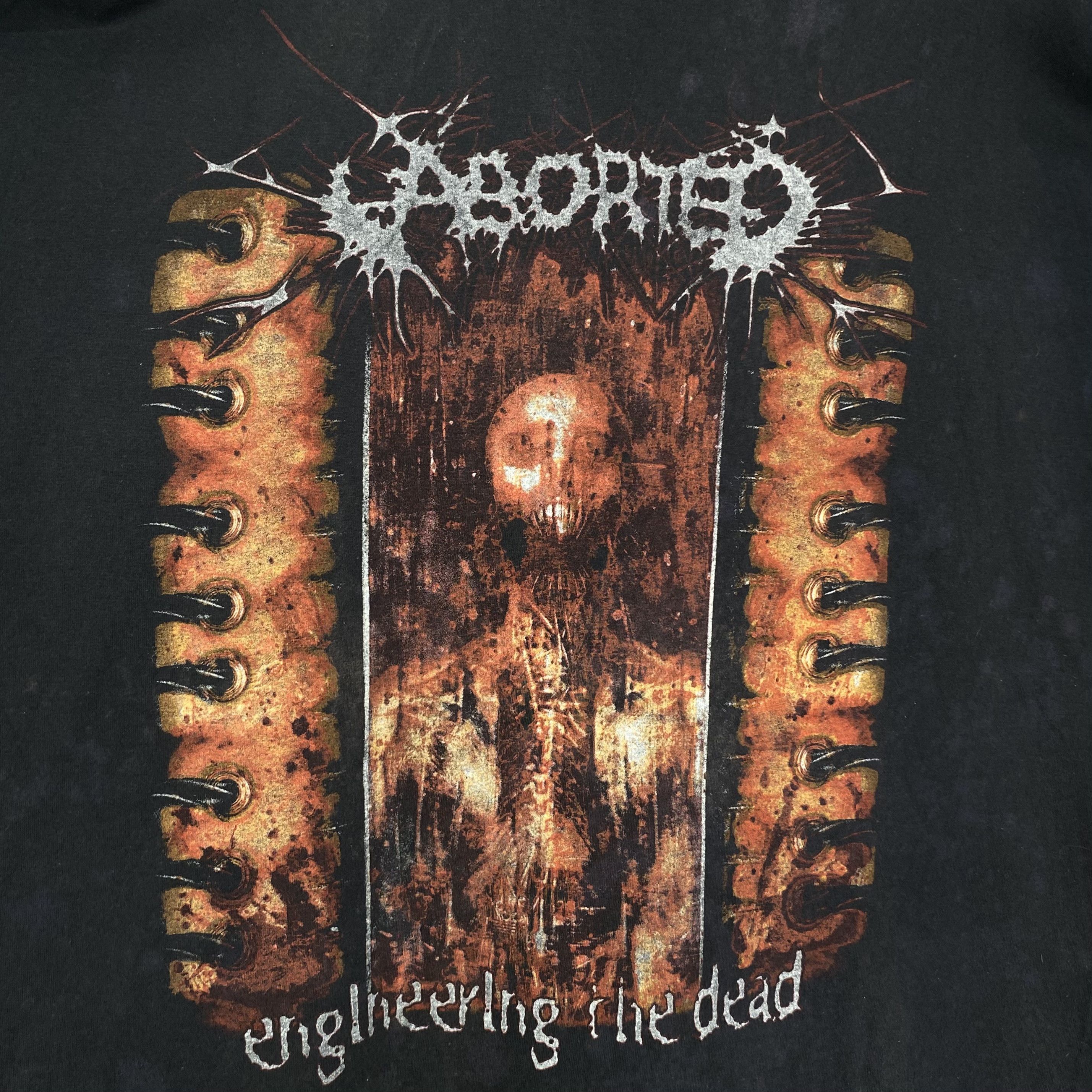 Band Tees ABORTED Engineering The Dead Vintage 2001 Shirt Size US XL / EU 56 / 4 - 2 Thumbnail