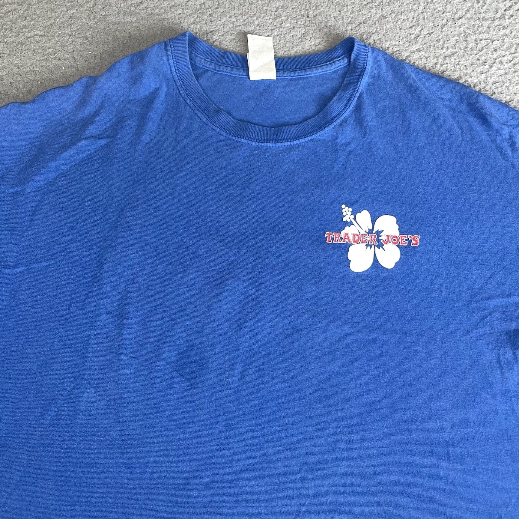 Port & Company Trader Joe’s T Shirt Adult XL Blue Port & Company Unisex Short Sleeve Crew Neck Logo All Seasons Easy Care Vintage No (Note: Vintage is No per data) Size US XL / EU 56 / 4 - 4 Thumbnail