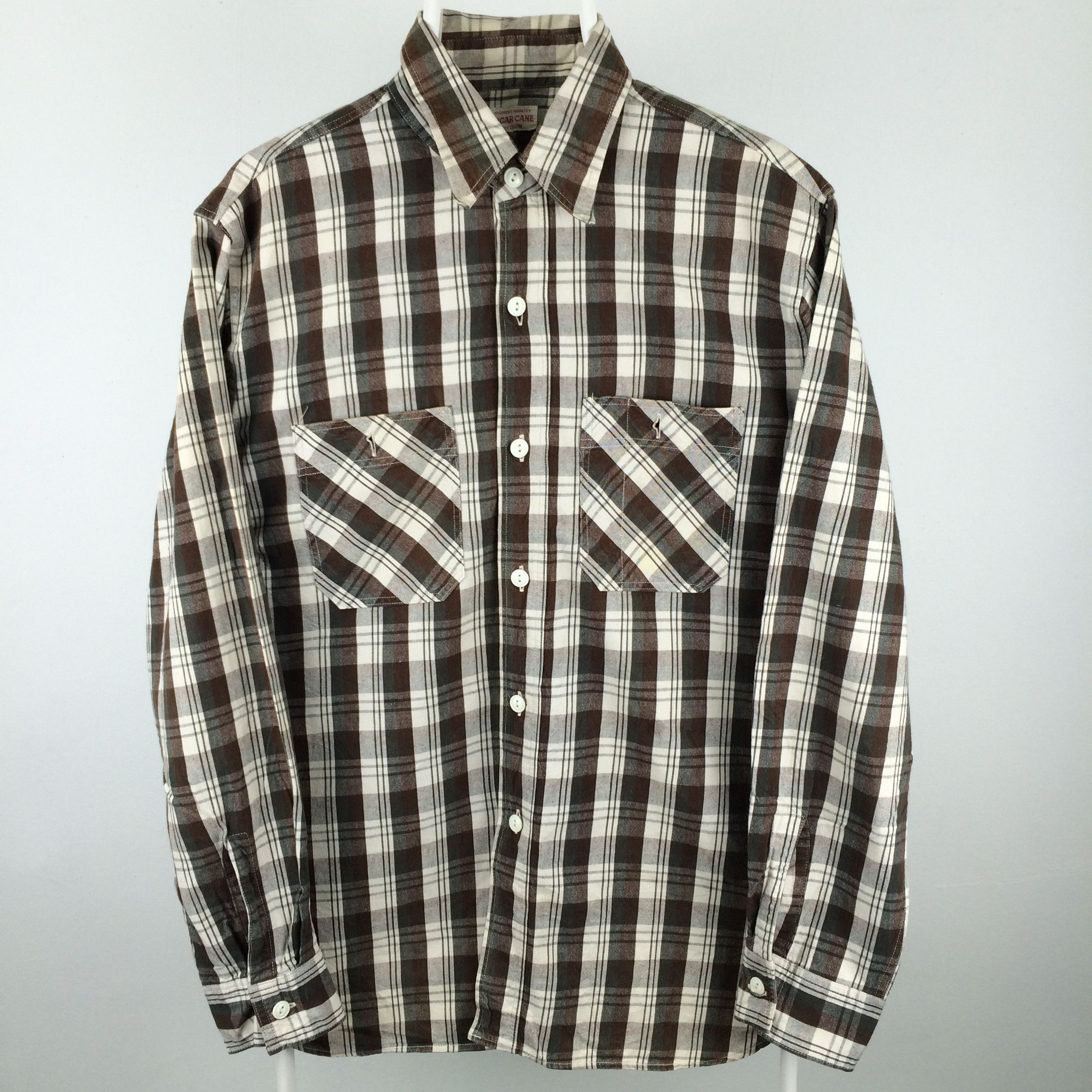 Sugar Cane × Toyo Enterprises × Vintage C2 SUGARCANE X TOYO ENTERPRISE FLANNEL PLAID SHIRT Size US M / EU 48-50 / 2 - 3 Thumbnail