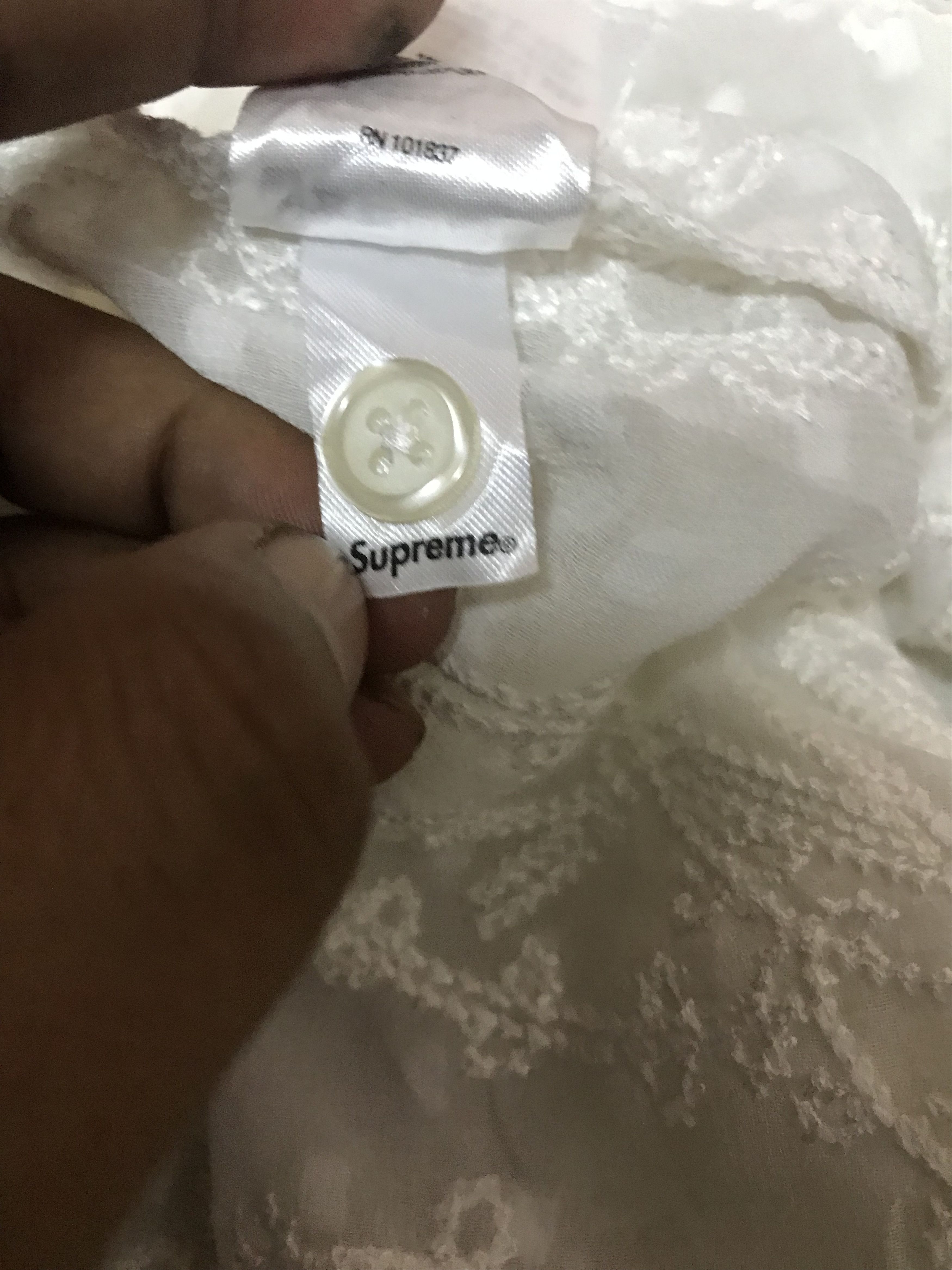 Supreme Authentic Supreme Chainstitch Chiffon Size US XL / EU 56 / 4 - 9 Thumbnail