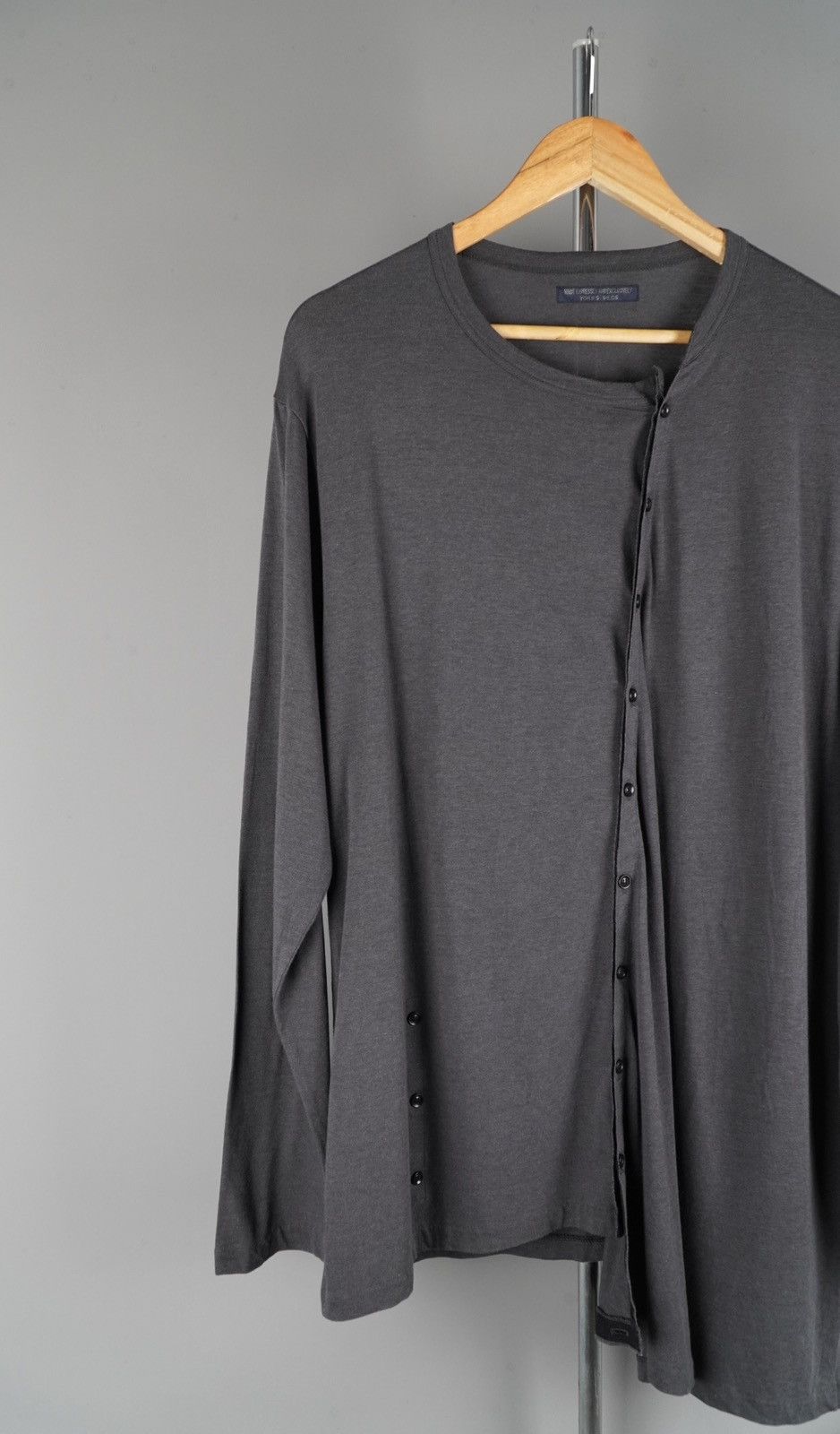 Yohji Yamamoto Yohji Yamamoto - Regulation Men - Diagonal Switch Deform Tee Size US L / EU 52-54 / 3 - 3 Thumbnail