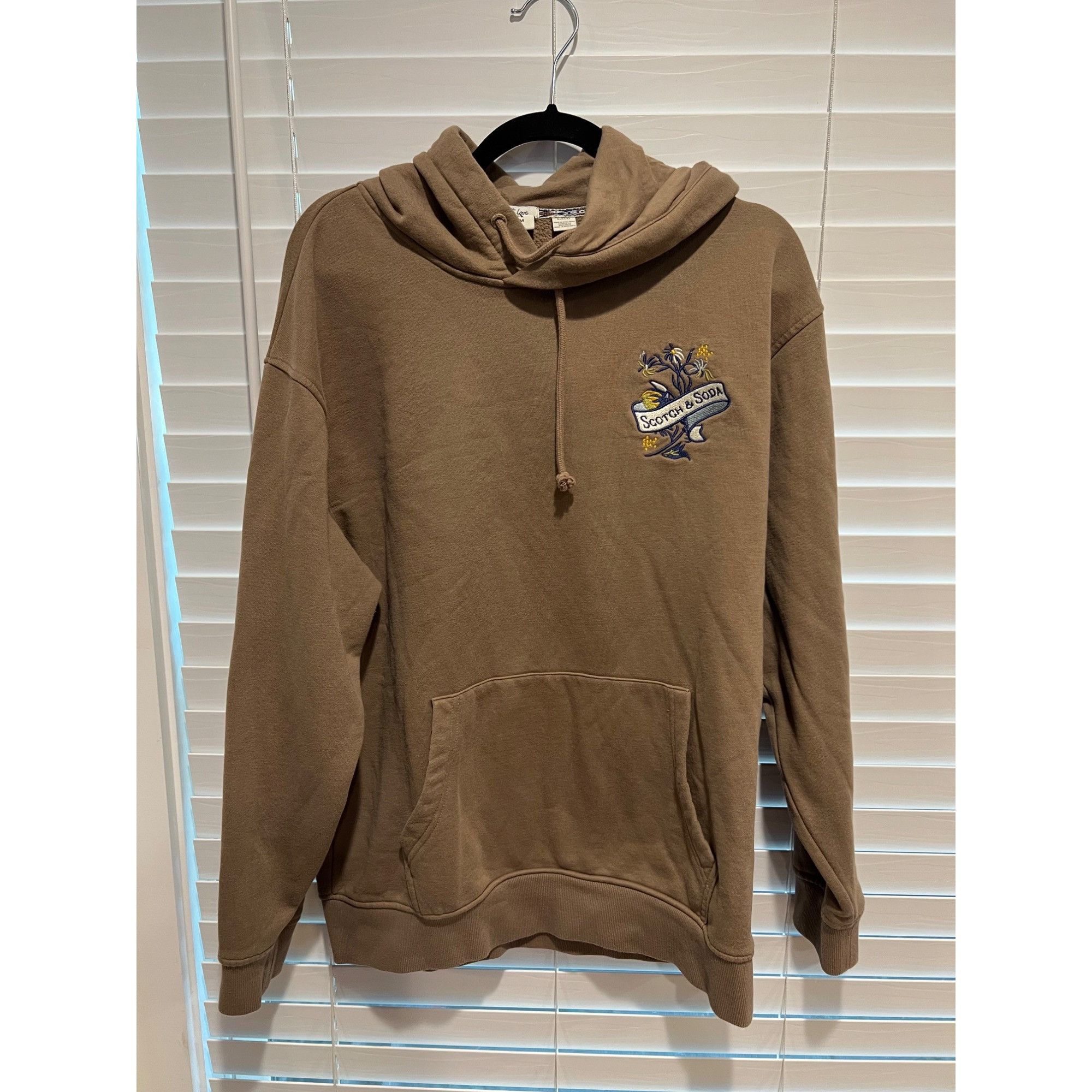 Scotch & Soda Scotch & Soda Men's Stitched Hoodie Sweater - Size L Size US L / EU 52-54 / 3 - 1 Thumbnail