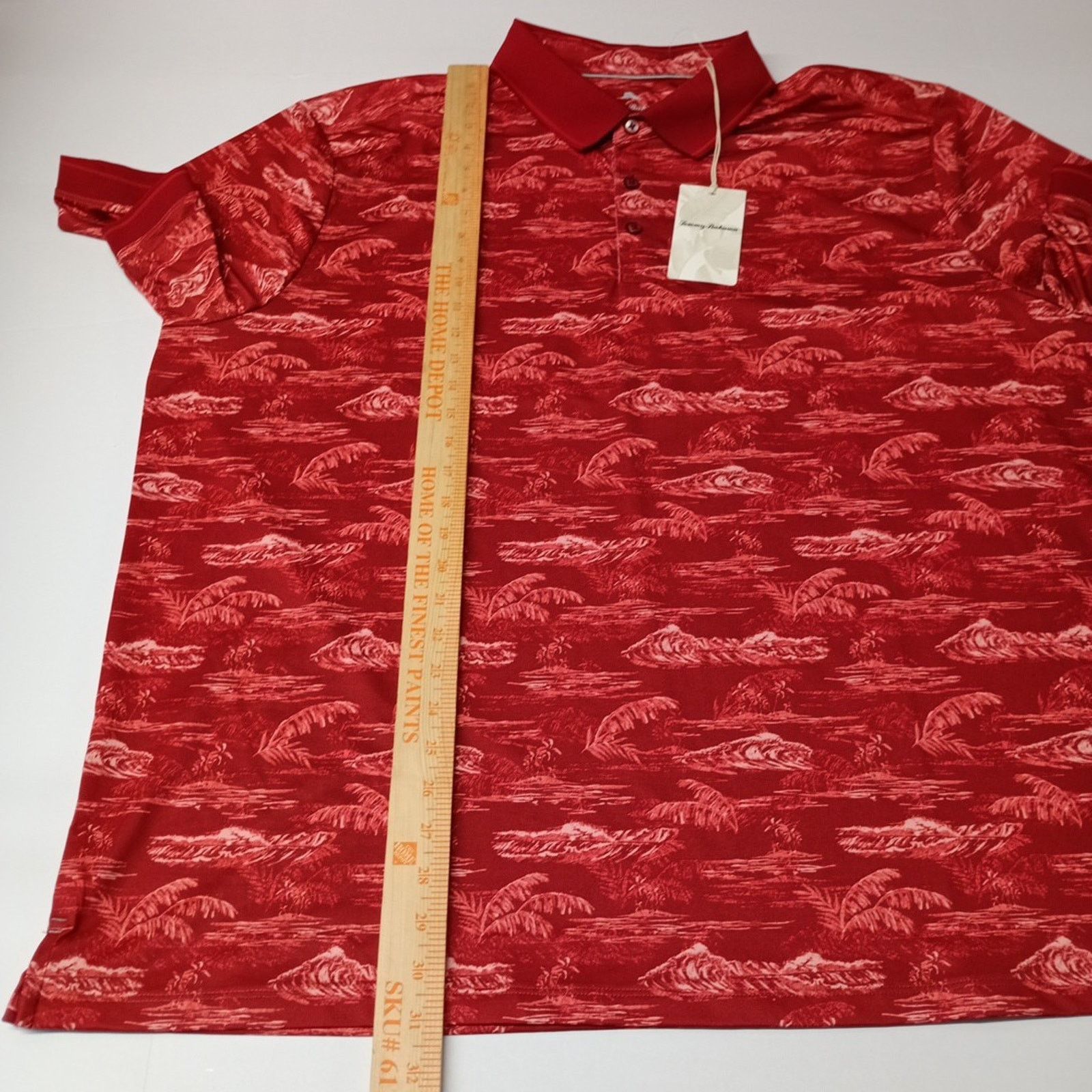 Tommy Bahama Tommy Bahama Mens Sport Bay Polo Shirt Maroon Berry Size 3XL Size US XXL / EU 58 / 5 - 6 Thumbnail