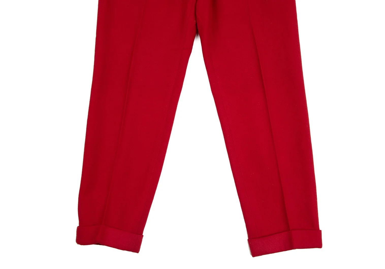 Yohji Yamamoto Yohji Yamamoto Wool Nylon Suspender Pants Red S Size US 36 / EU 52 - 6 Thumbnail