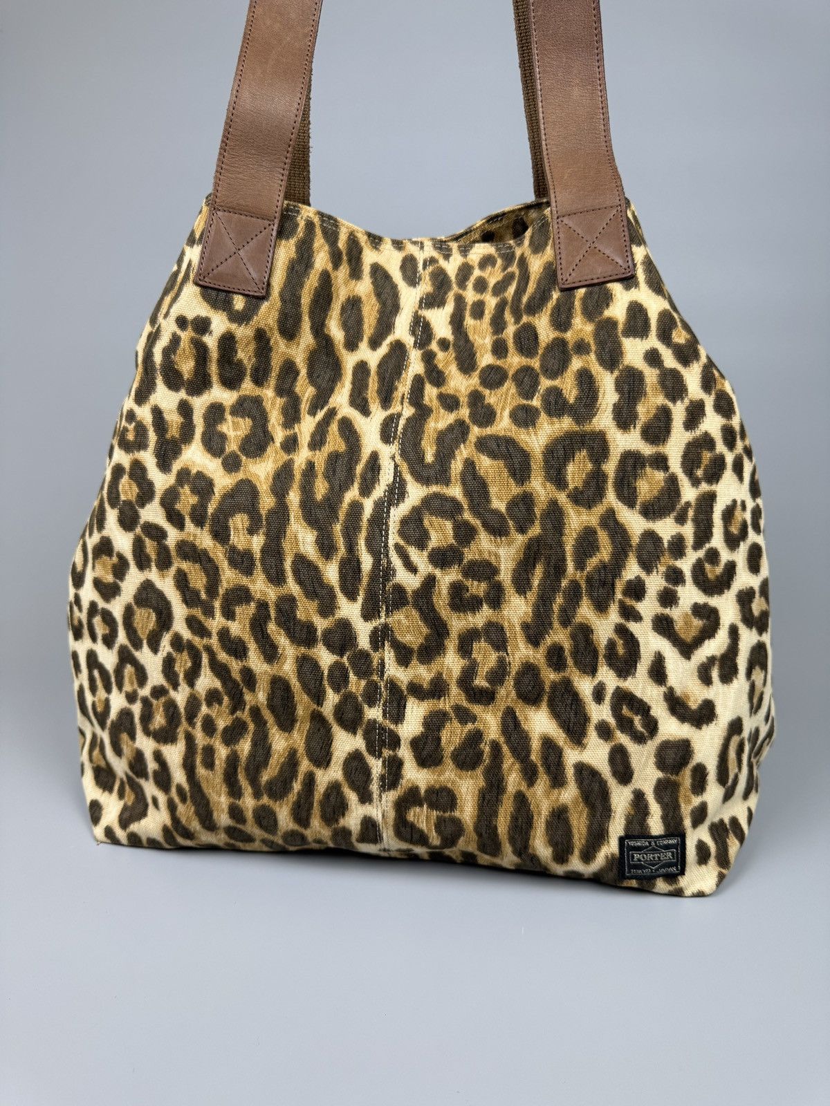 Head Porter Head Porter - Rare Leopard XL Tote Bag Size ONE SIZE - 3 Thumbnail