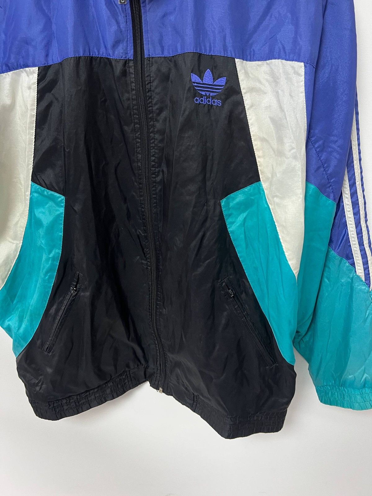 Adidas Vintage 80s Adidas Template Football Jacket Track Top M Size US M / EU 48-50 / 2 - 12 Thumbnail