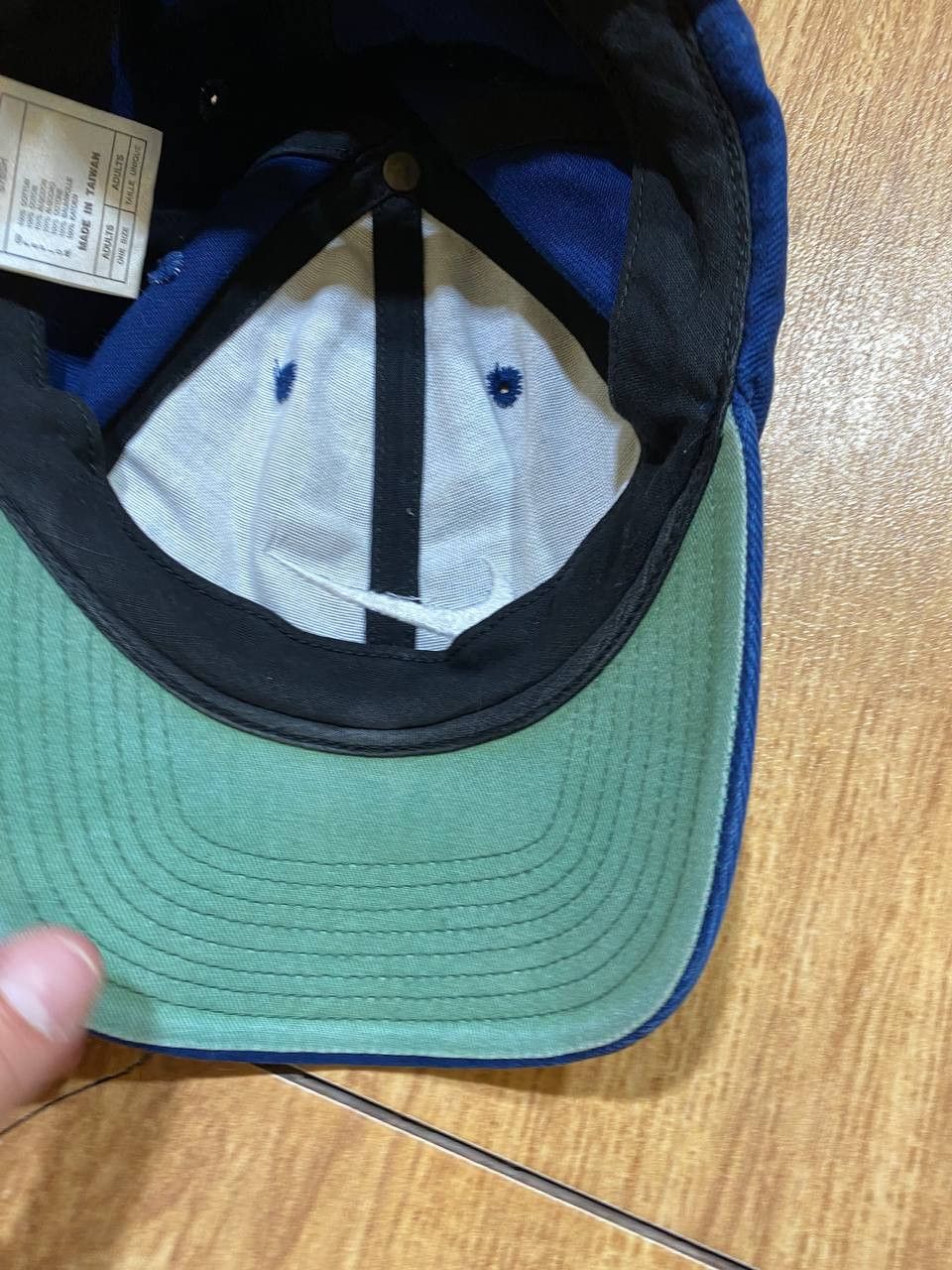 Nike Blue Hats Vintage Nike Cap Y2K big logo streetwear Size ONE SIZE - 7 Thumbnail