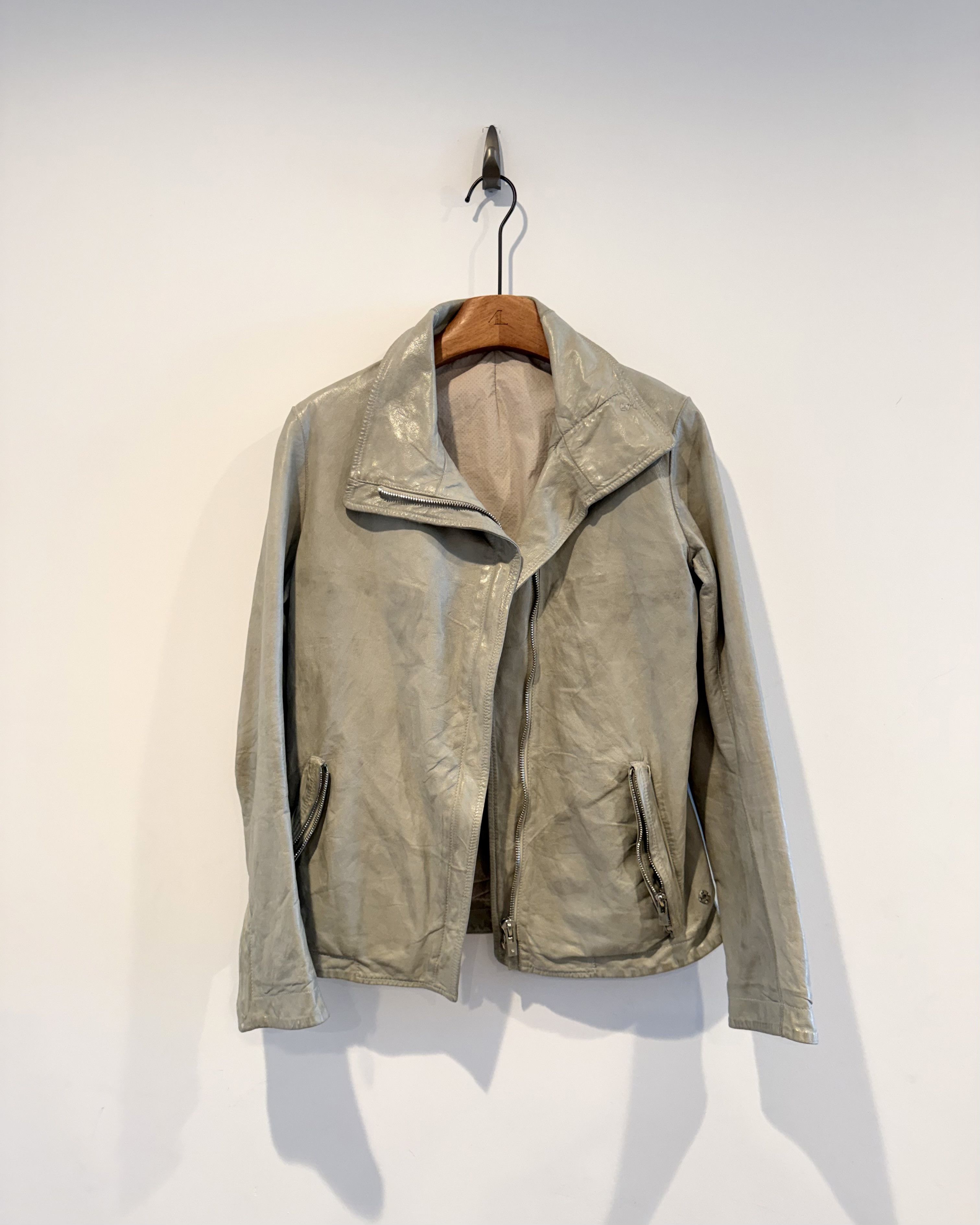 Carol Christian Poell Carol Christian Poell Titanium leather Jacket Size US XXS / EU 40 - 1 Thumbnail
