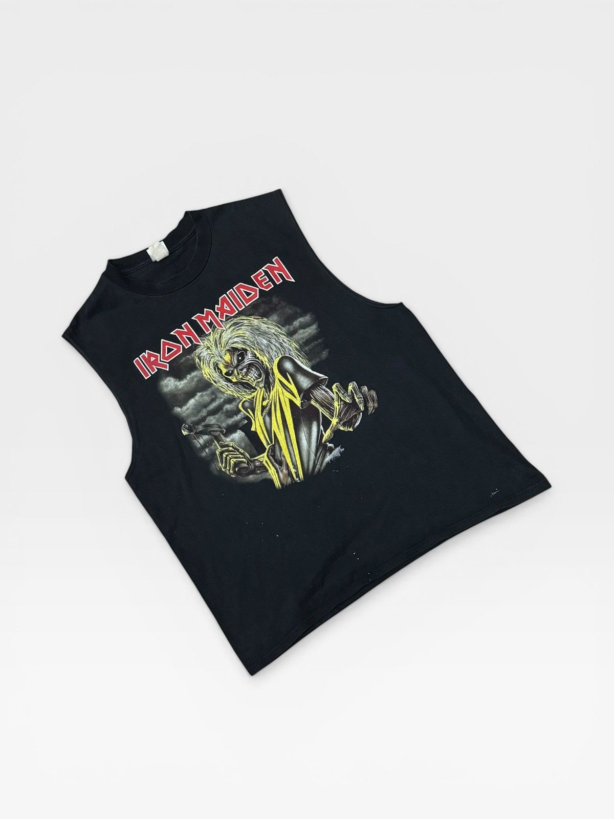 Iron Maiden Vintage 00s Iron Maiden “Eddie Killer” Sleeveless Tee Size US L / EU 52-54 / 3 - 3 Thumbnail