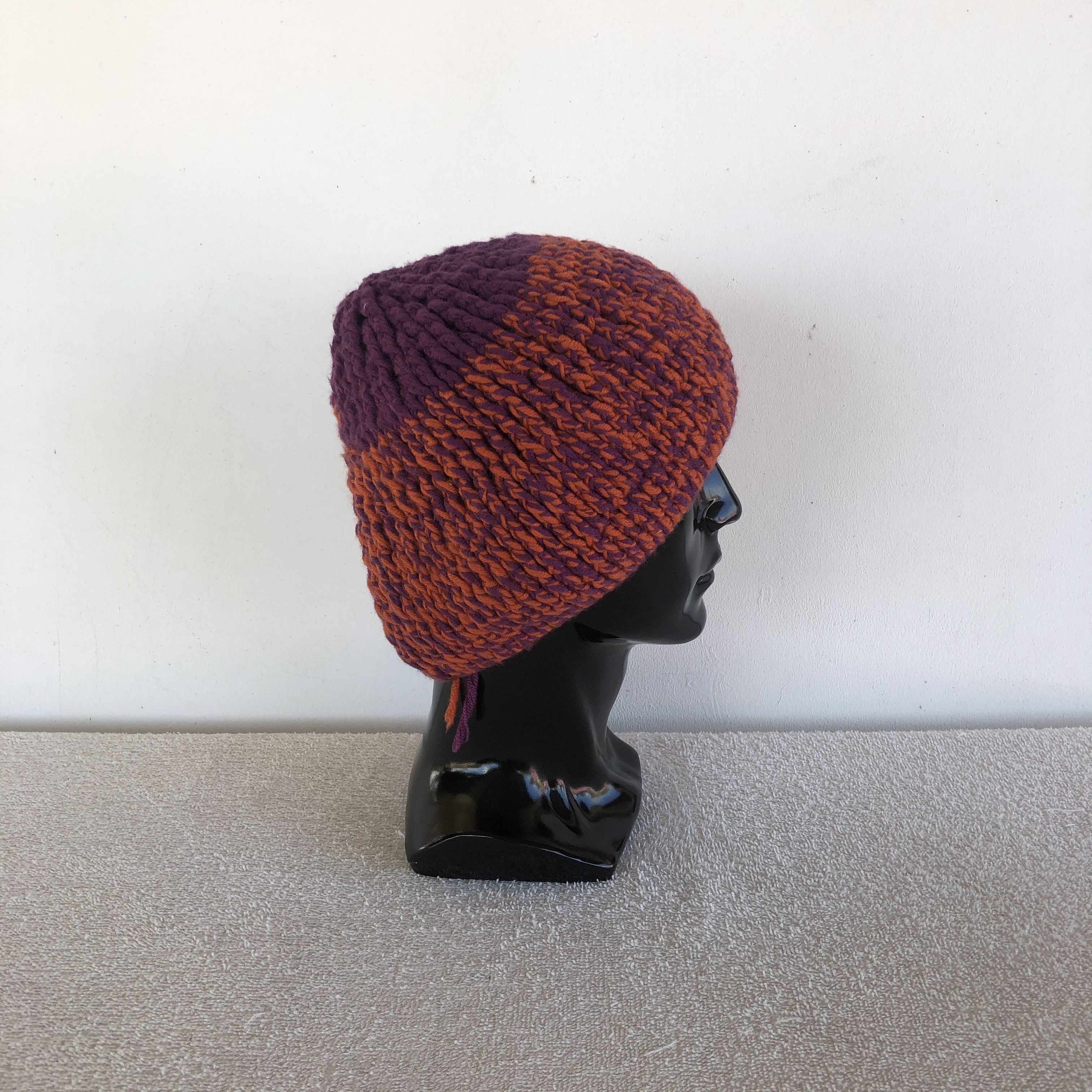 Japanese Brand Vintage Japanese Knitted Raggae Beanie Hippie Hats Size ONE SIZE - 3 Thumbnail