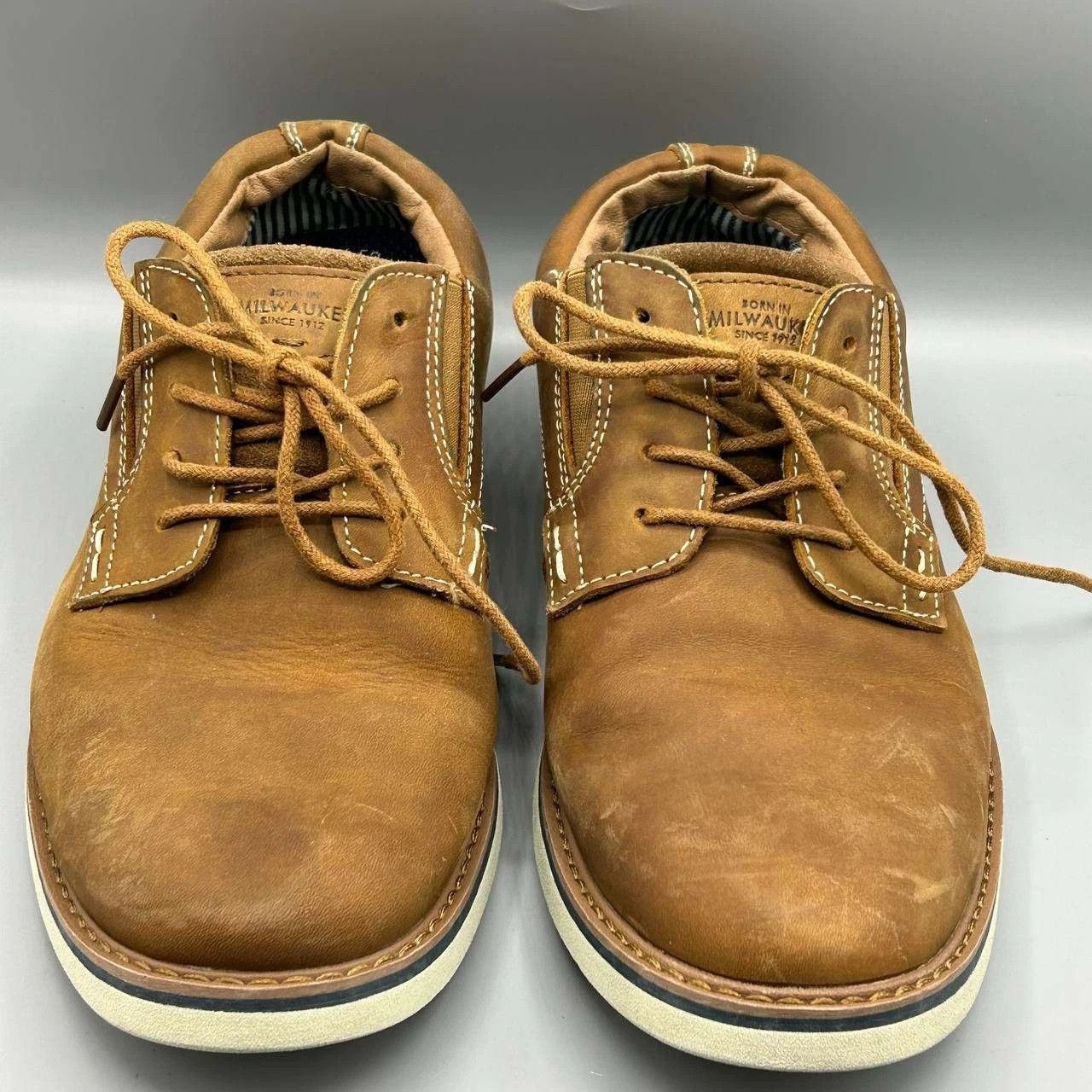 Nunn Bush Nunn Bush Oxford Shoes Men Leather Plain Toe 84792-239 8M Size US 8 / EU 41 - 2 Thumbnail