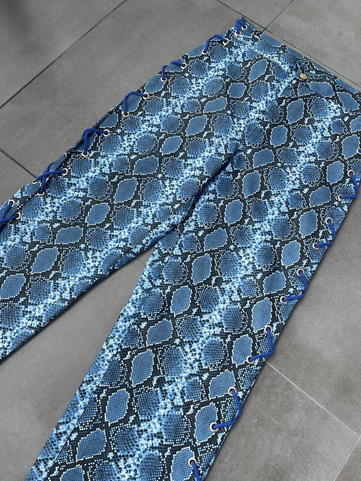 Other !DS! SS23 Nikolaj Storm Angelo Snake Skin Pattern Pants Size US 30 / EU 46 - 13 Thumbnail