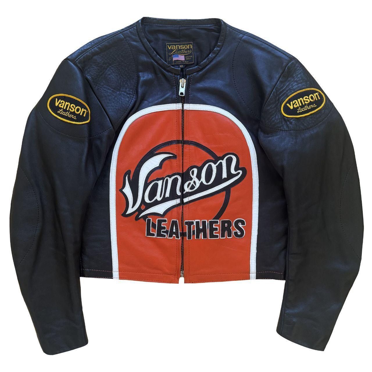 Vanson Leathers Vanson Leathers Leather Racing Jacket Size US M / EU 48-50 / 2 - 1 Thumbnail
