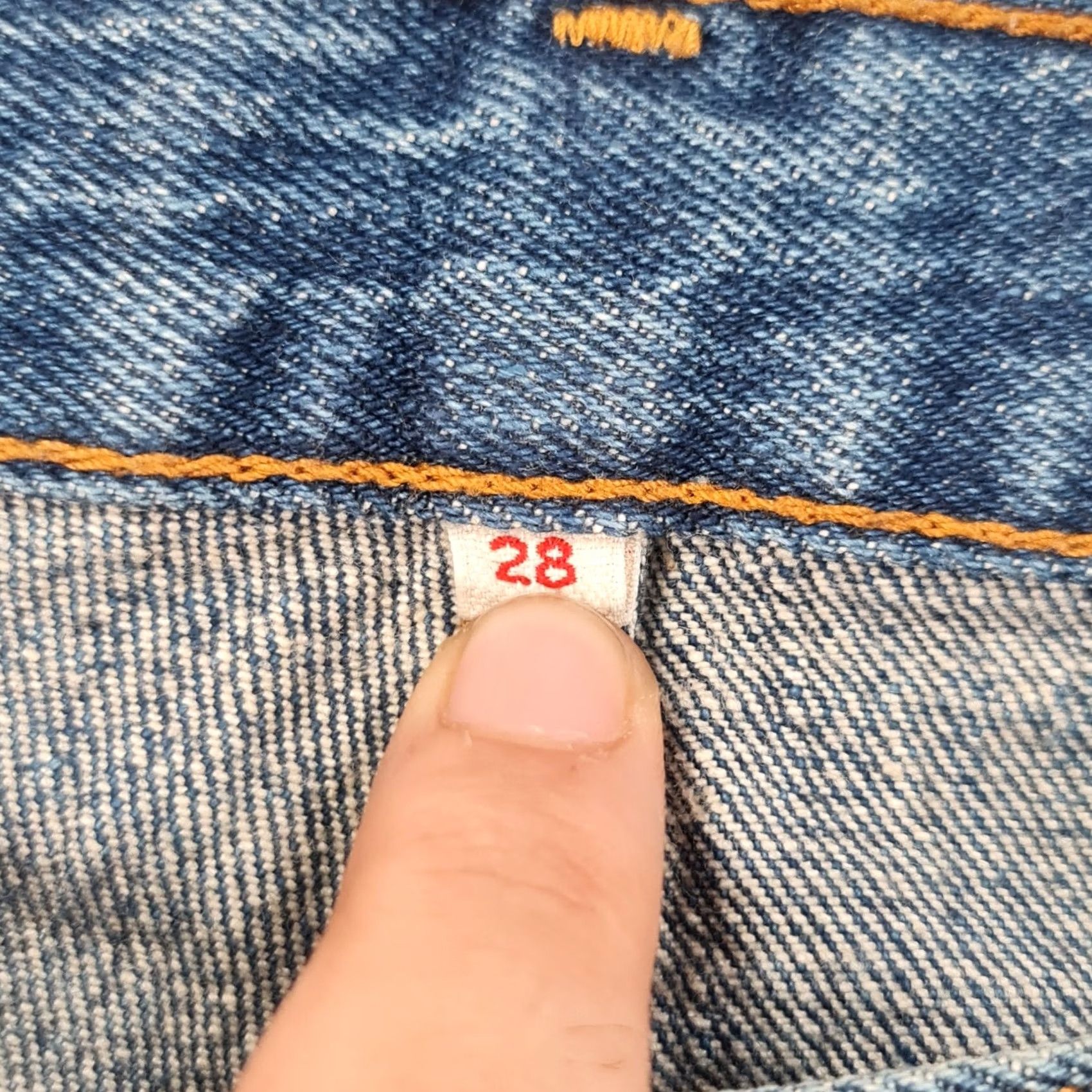Levi's Levis Jeans Blue W28 L28 Denim Regular 5-Pocket Stretch Tapered Womens Size 28" / US 6 / IT 42 - 5 Thumbnail