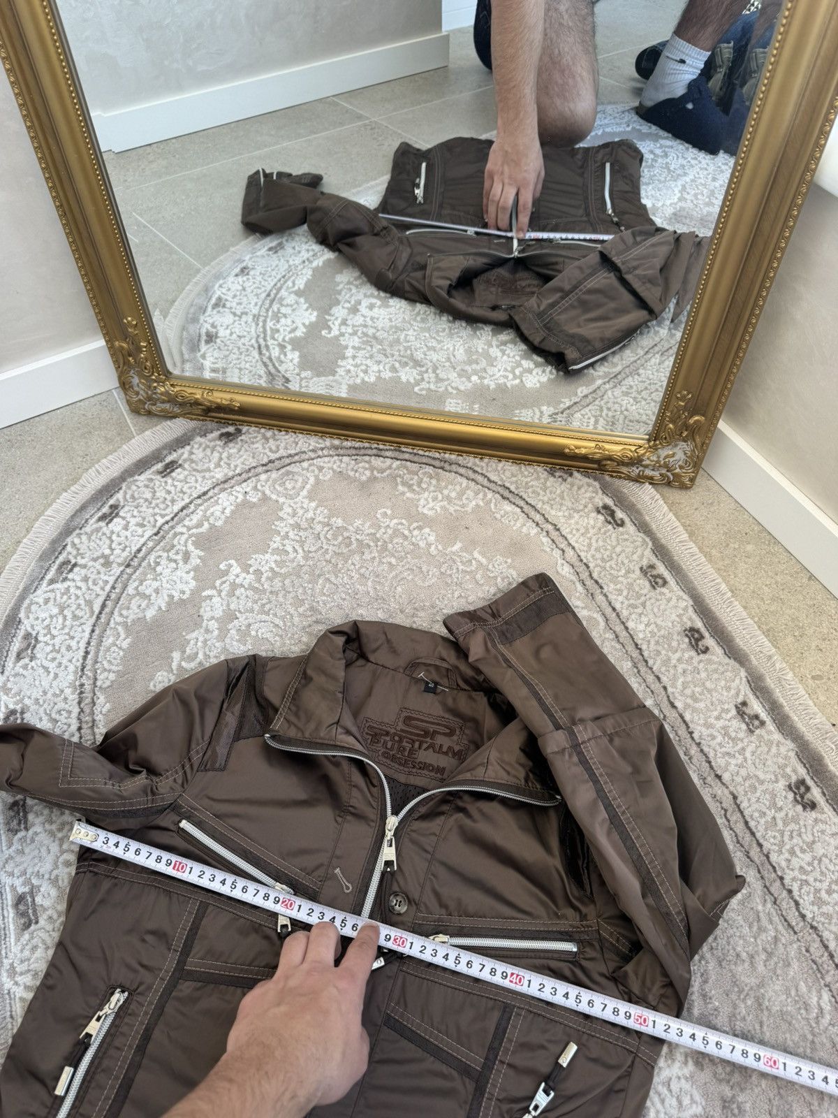 Japanese Brand Vintage Y2K Diesel Style Multi Zip Nylon Bomber Jacket Size S / US 4 / IT 40 - 7 Thumbnail