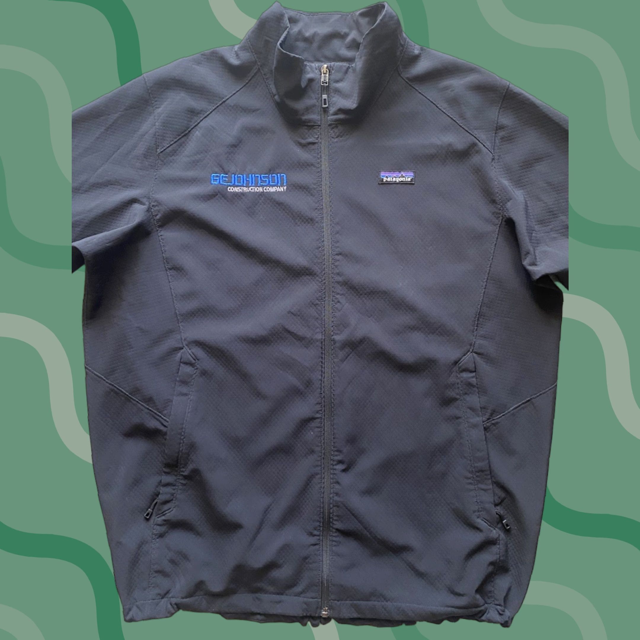 Patagonia Patagonia Jacket Full Zip Men XL Black Embroidery Worn Wear Embroidered? Size US XL / EU 56 / 4 - 1 Thumbnail