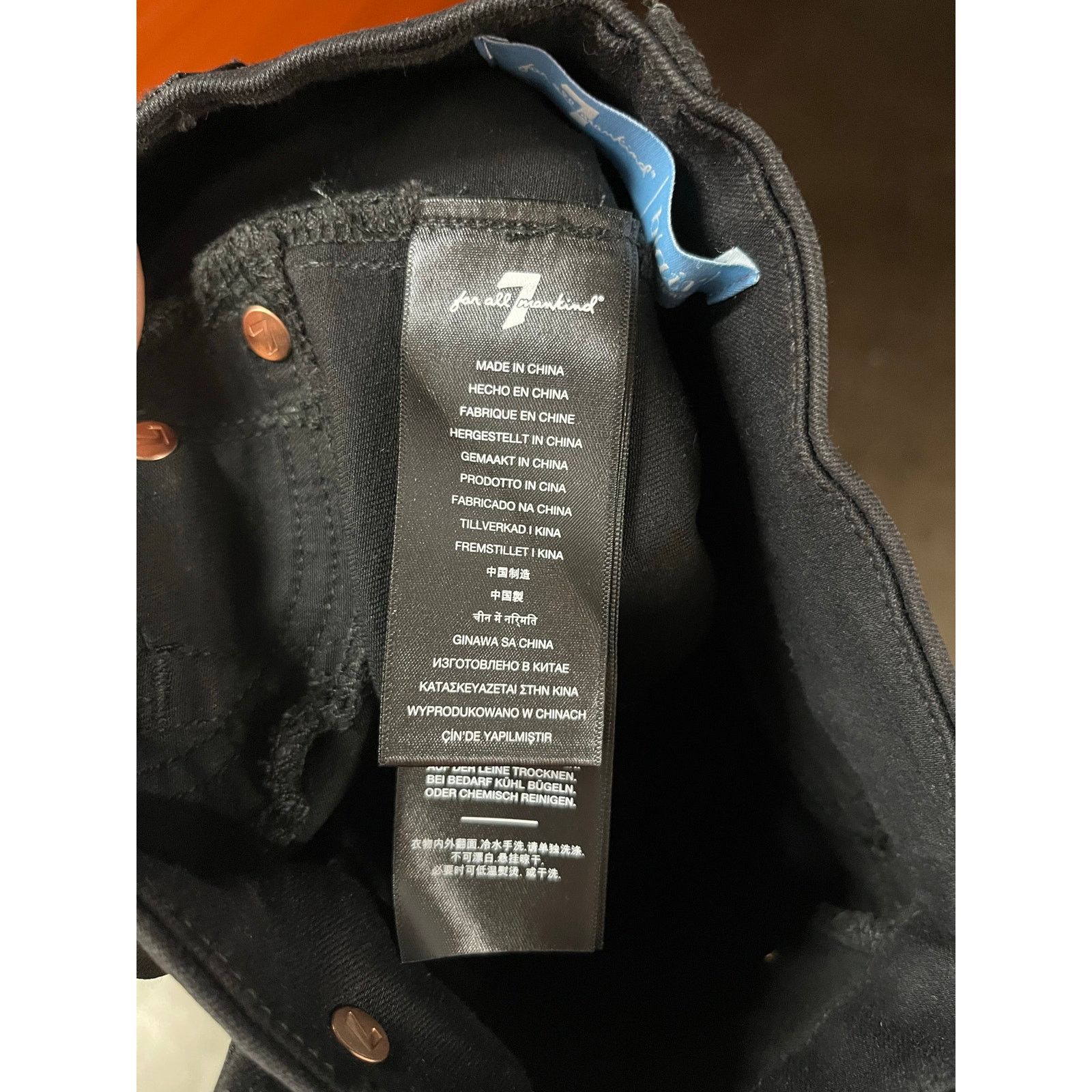 7 For All Mankind 7 for all Mankind - B(AIR) HIGH WAIST ANKLE SKINNY/ sz 23 Size 23" - 9 Thumbnail