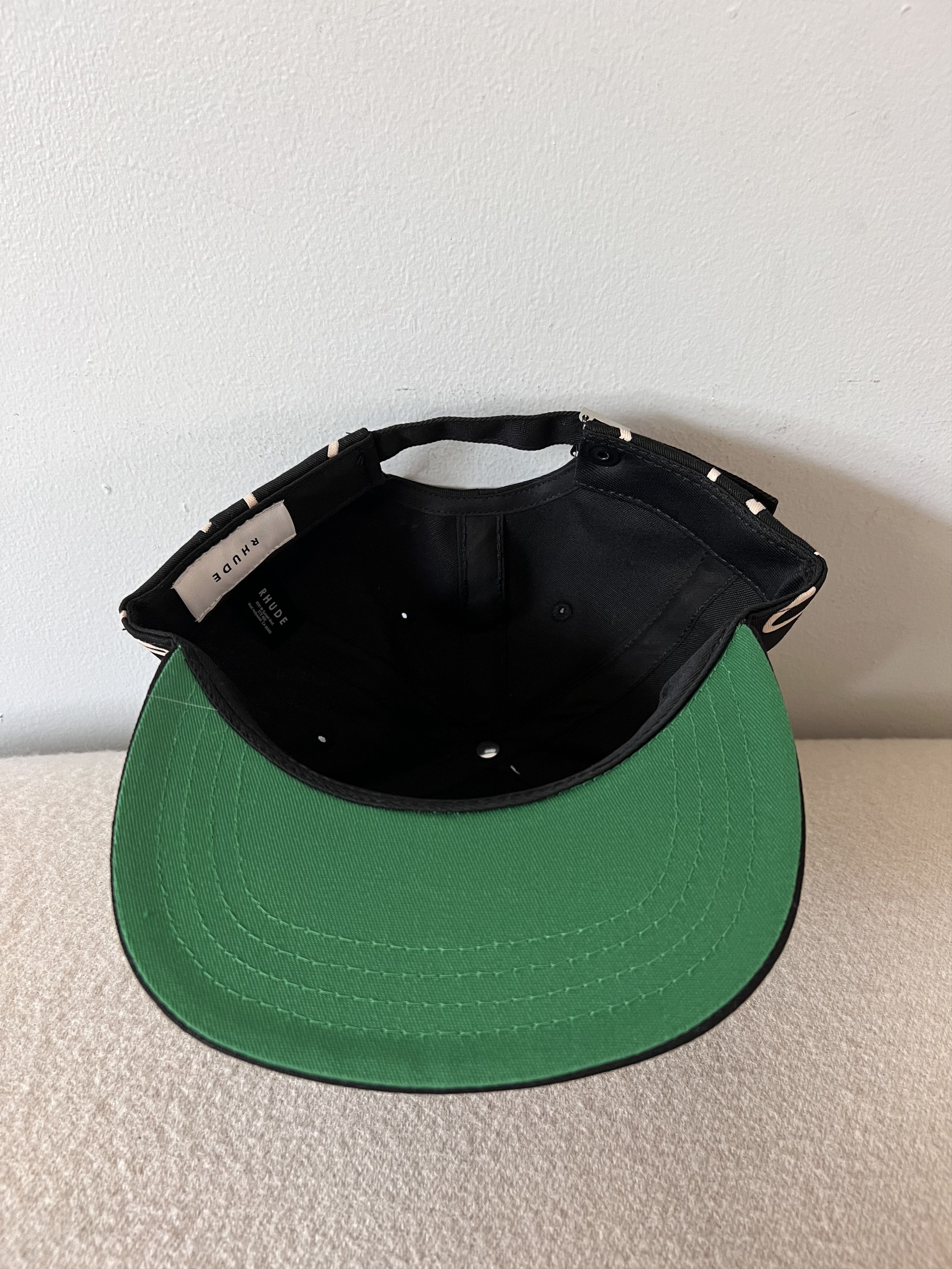 Rhude Rhude Western Logo R Hat in Black Size ONE SIZE - 5 Thumbnail