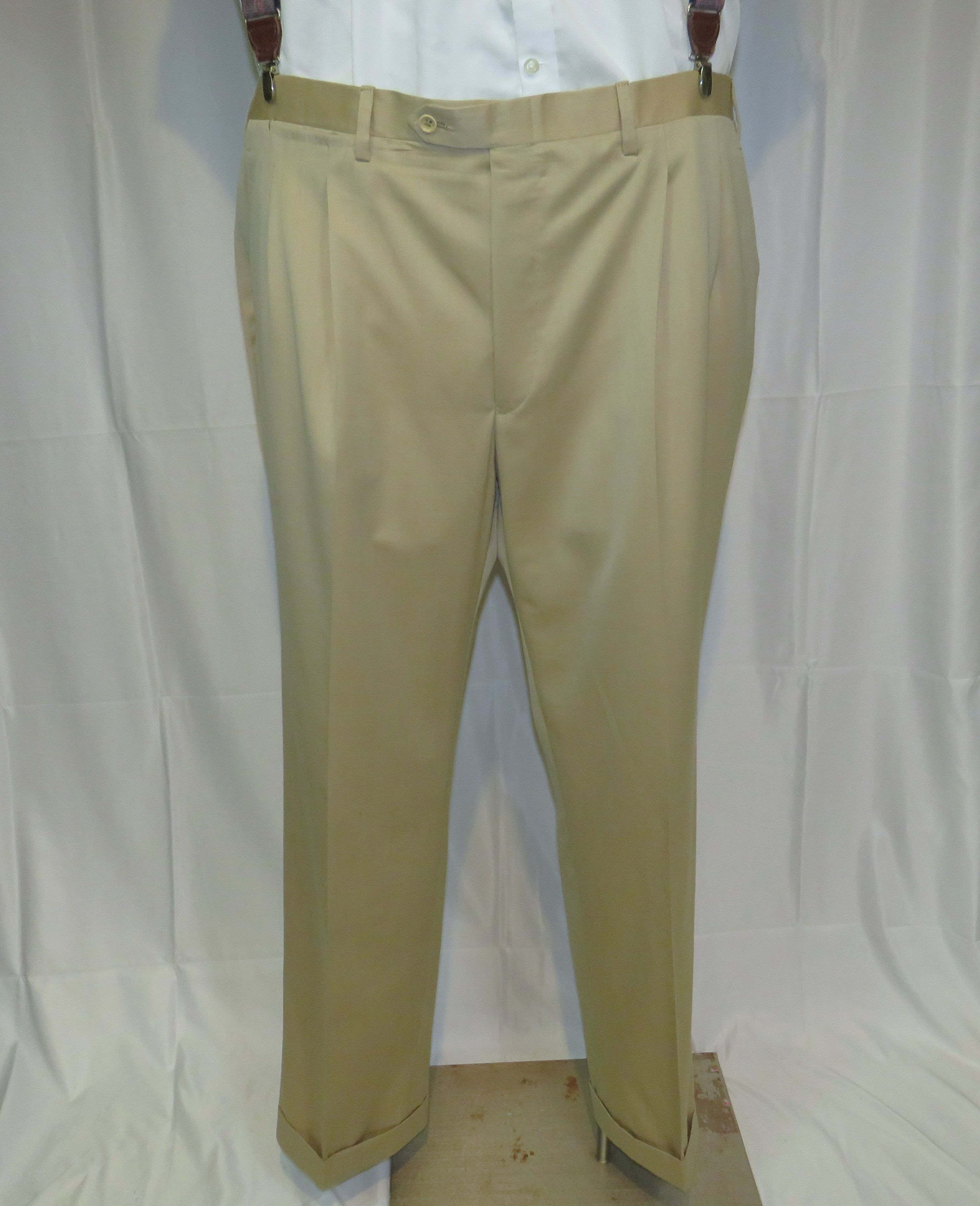 Kiton 14 Micron Blanc Blue Super 180 Solid Beige 3 Roll 2 Suit 50R Size 50R - 14 Thumbnail