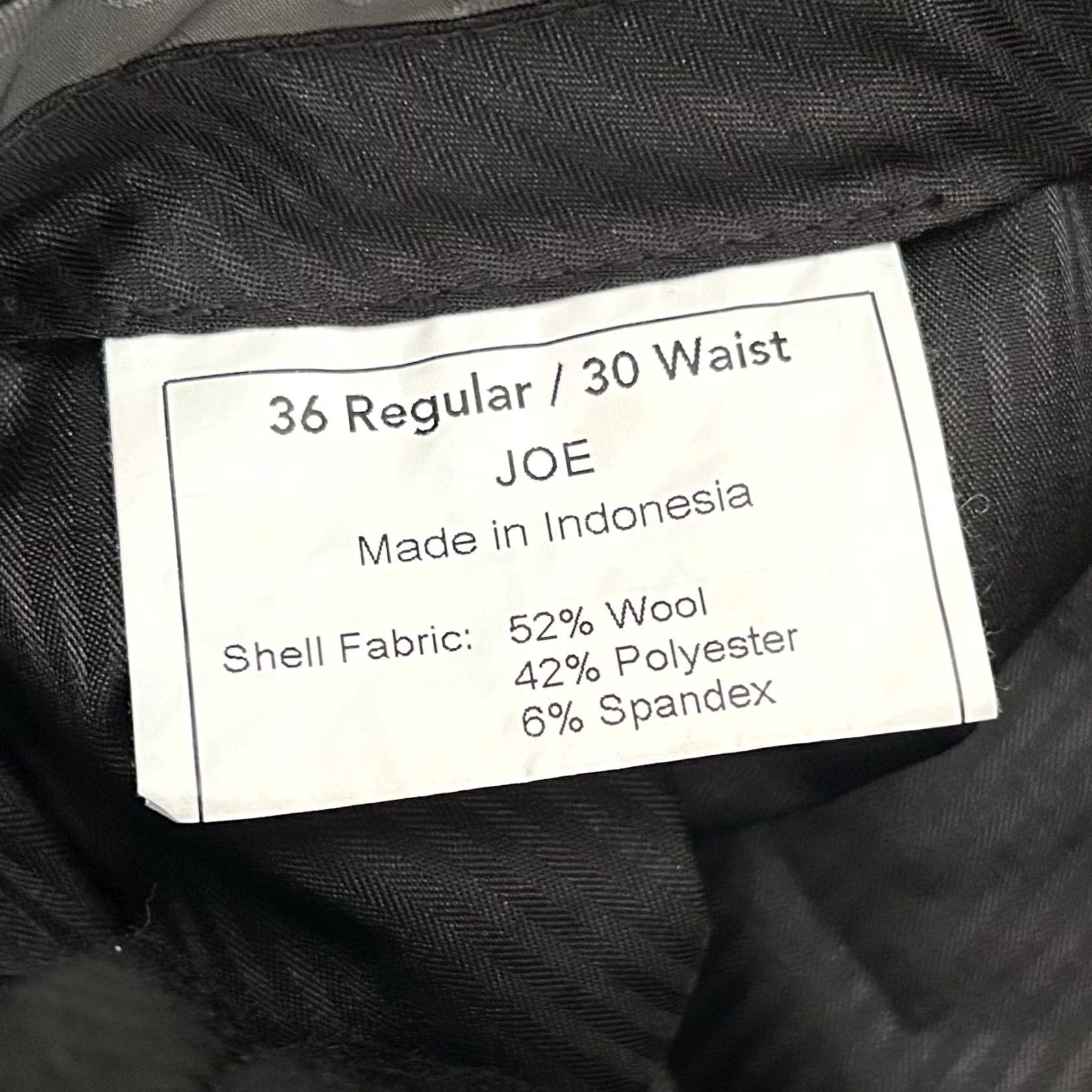 Joseph Abboud Joseph Abboud Dress Pants Gray Flat Front 30 x 32 Wool Blend Formal Mens Pants Regular Womens? Size US 30 / EU 46 - 3 Thumbnail