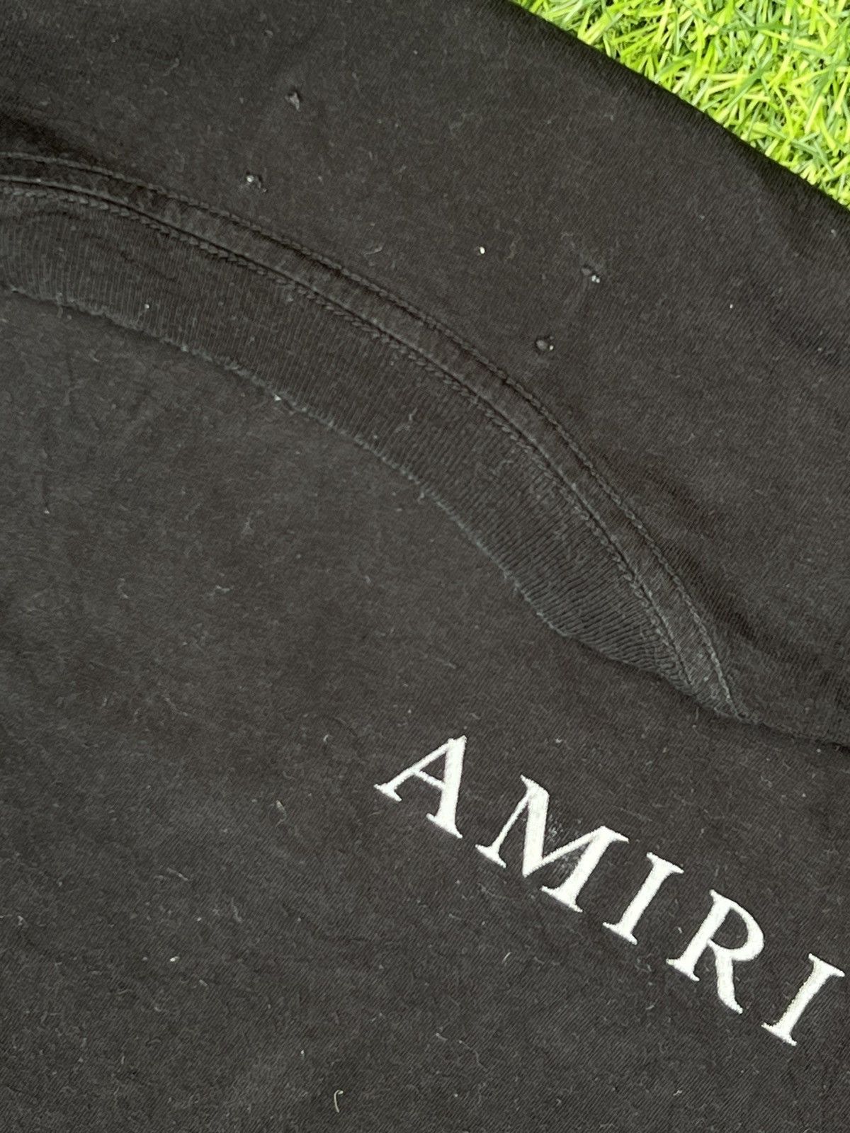 Amiri AMIRI Vintage Rose Embroidered Tee - Black Size US L / EU 52-54 / 3 - 6 Thumbnail