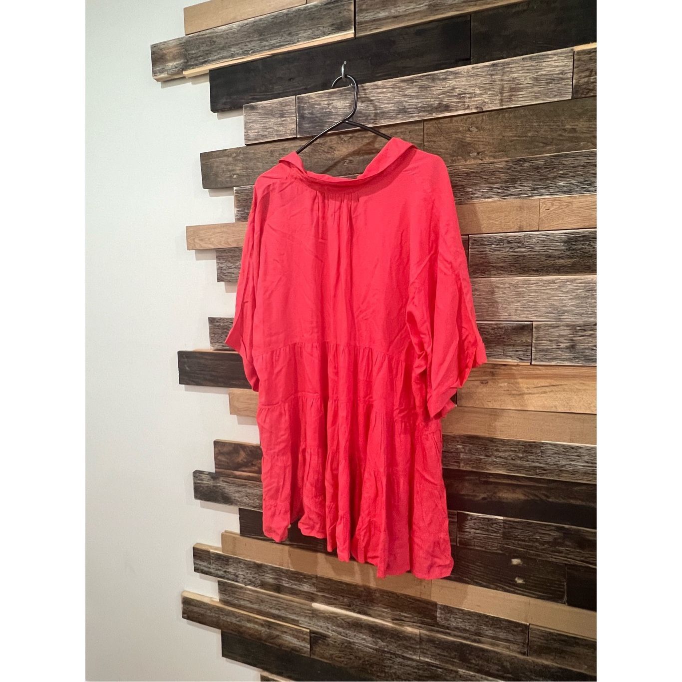 Other Solitaire NWT BOHO Embroidered Coral High Low Top sz Large Size L / US 10 / IT 46 - 2 Thumbnail