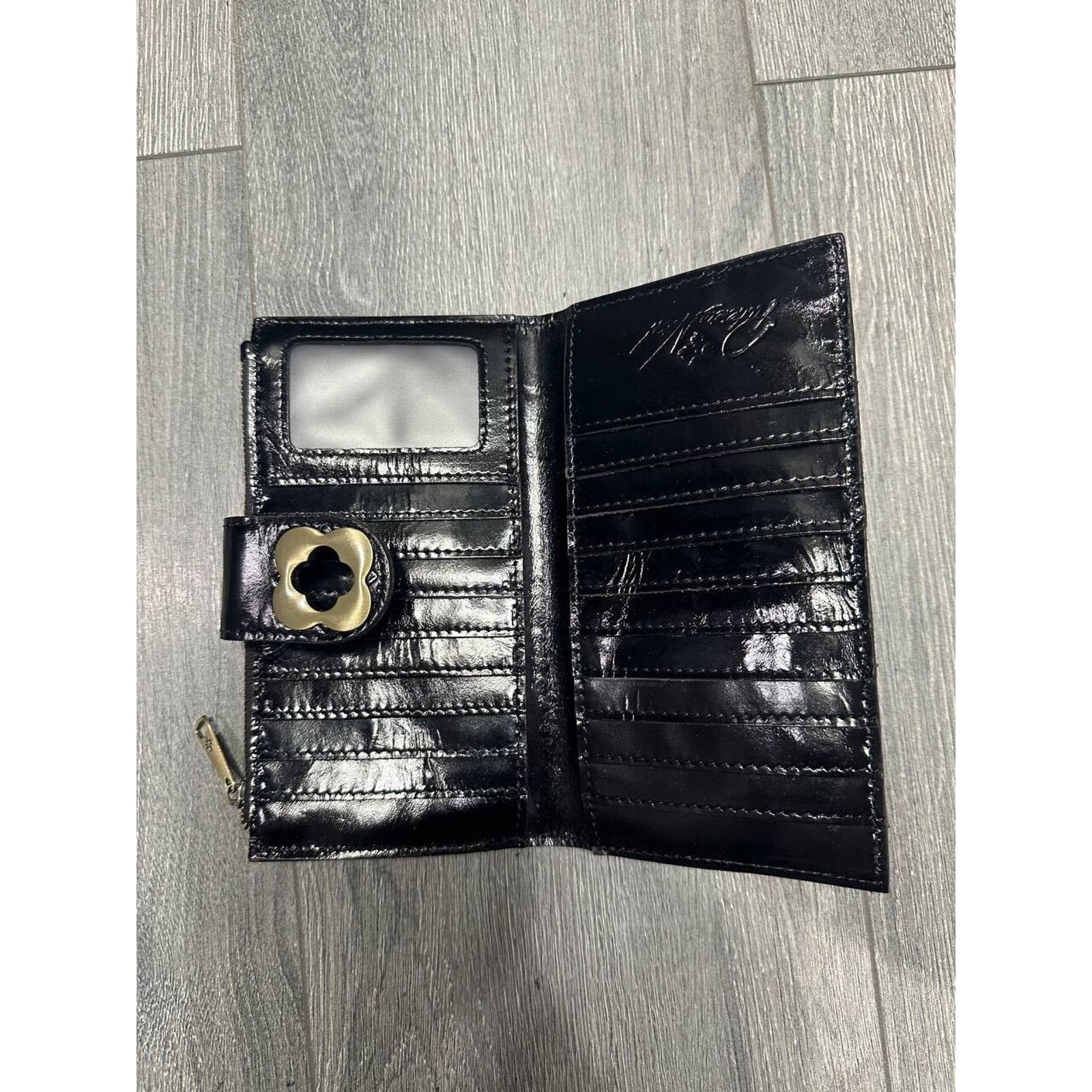 Patricia Nash Patricia Nash Leather Large Wallet Brown A390997 Size ONE SIZE - 2 Thumbnail