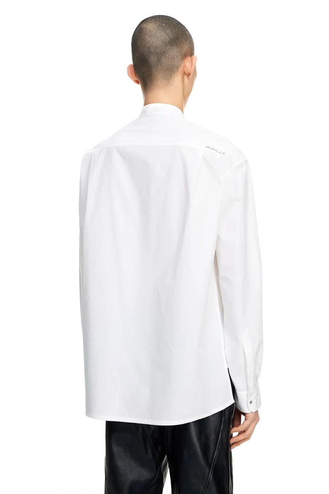 Mugler Mugler x H&M Double-breasted Poplin Shirt Size XL Size US XL / EU 56 / 4 - 6 Thumbnail