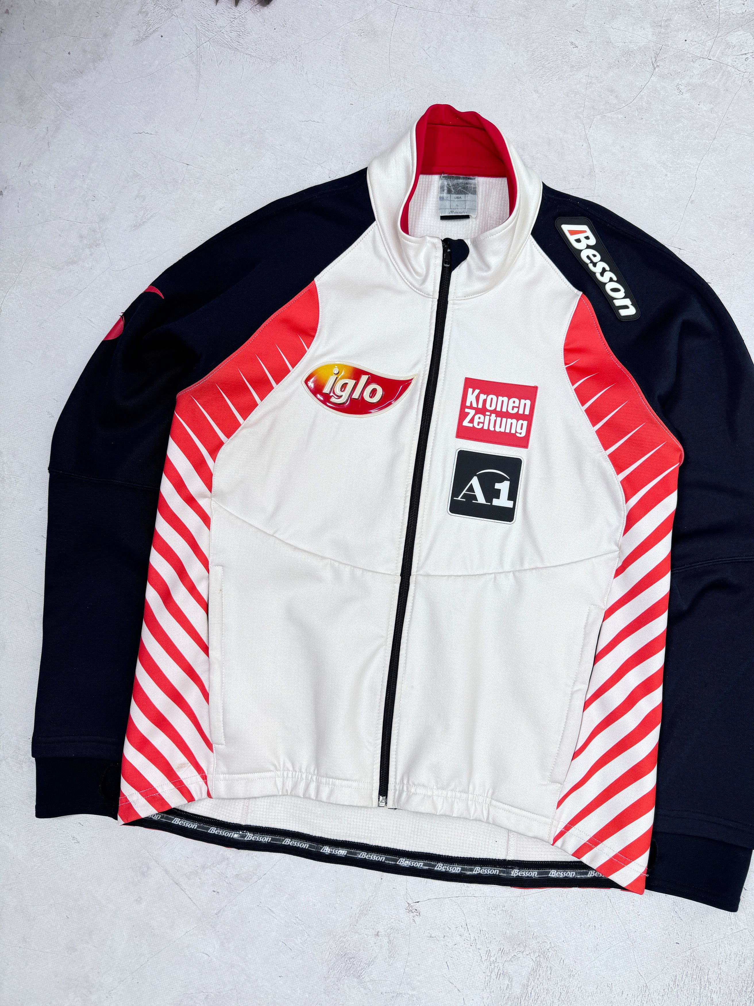 Sports Specialties Austria Ski Team Fleece Jacket A1 Besson IGLO Kronen Zeitung Size US M / EU 48-50 / 2 - 2 Thumbnail