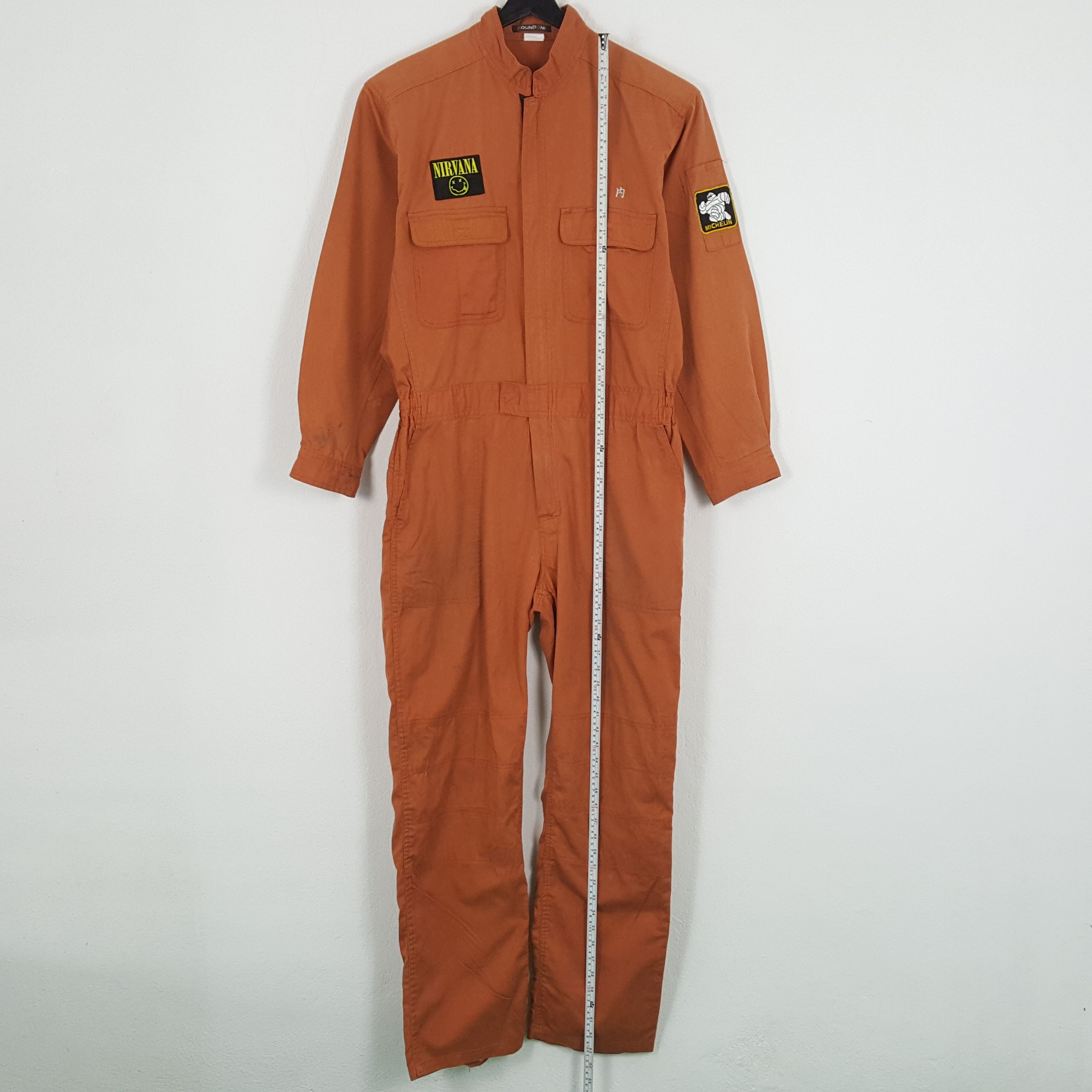 Nirvana × Vintage NIRVANA MICHELIN Workwear Style Coverall Jacket Size US L / EU 52-54 / 3 - 7 Thumbnail