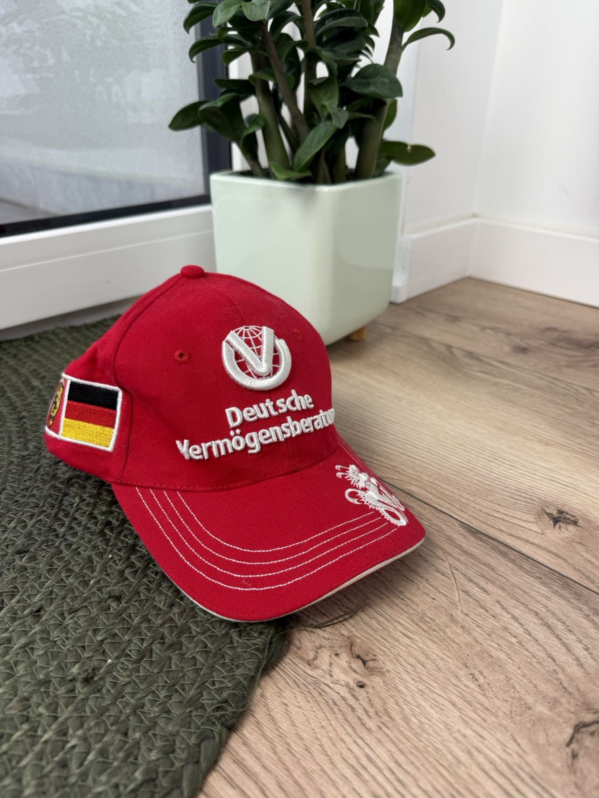 Ferrari 2006 F1 World Champion Michael Schumacher Ferrari Cap Size ONE SIZE - 2 Thumbnail