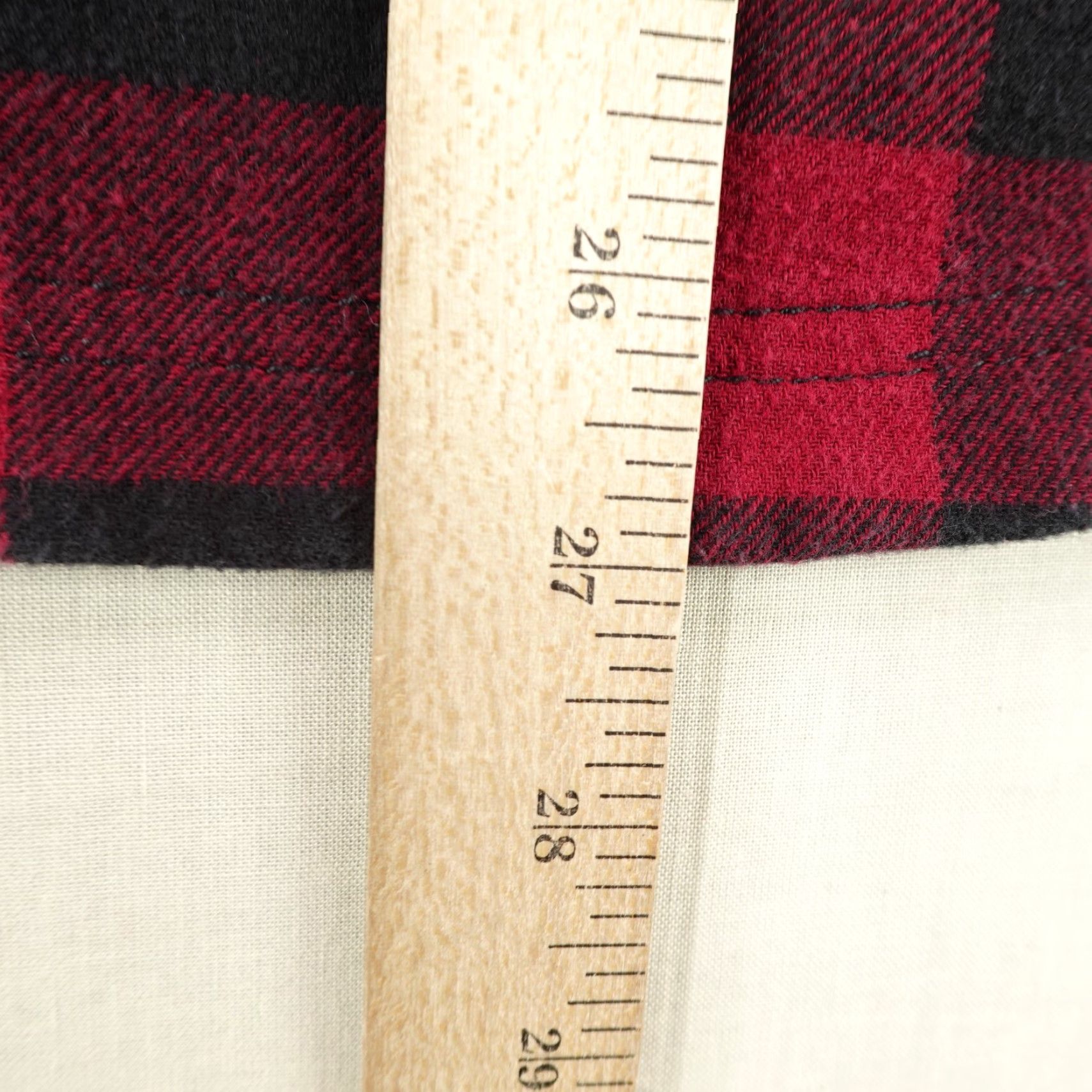 Orvis Orvis Shirt Womens Medium Red Buffalo Plaid Flannel Lined Shacket Top Button-Up Size M / US 6-8 / IT 42-44 - 7 Thumbnail