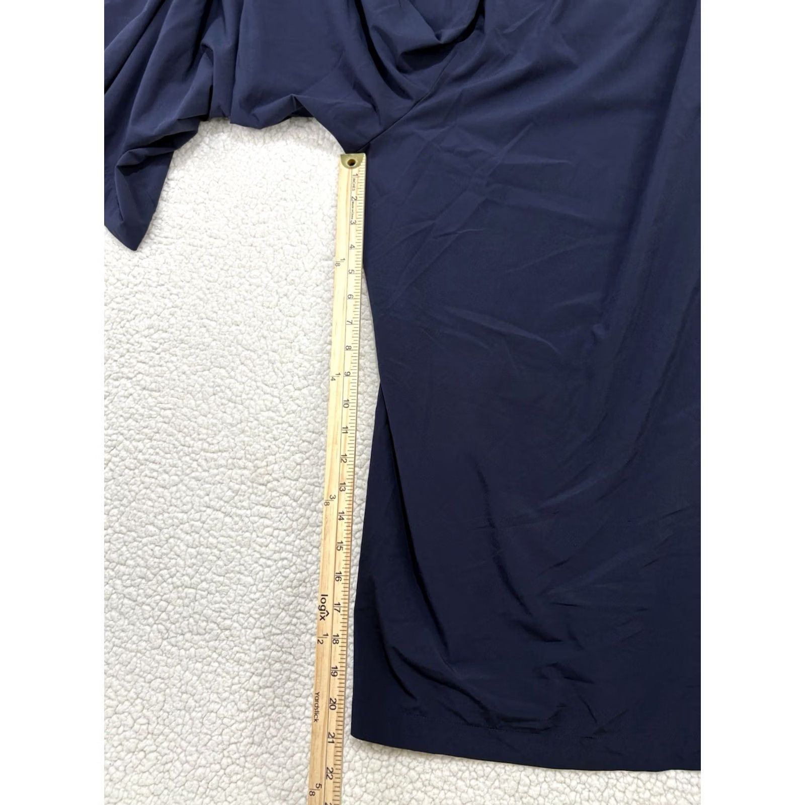 Athleta Athleta Brooklyn Wide Leg Crop Pant Womens 20 Navy Pull On Stretch Athleisure Size 42" / US 20 - 5 Thumbnail