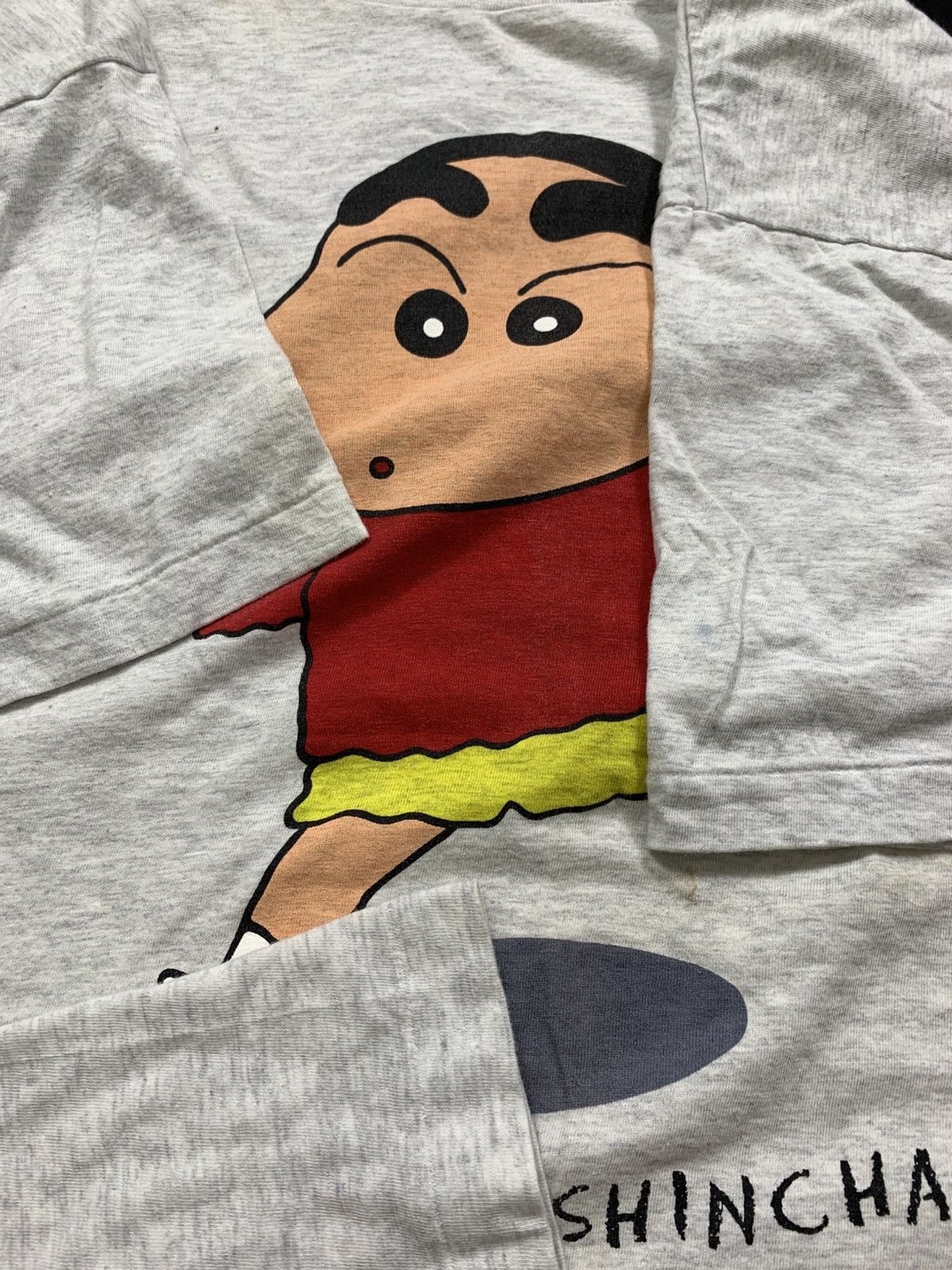 Anime Vintage Crayon Shin Chan Distressed t-shirt Size US L / EU 52-54 / 3 - 5 Thumbnail