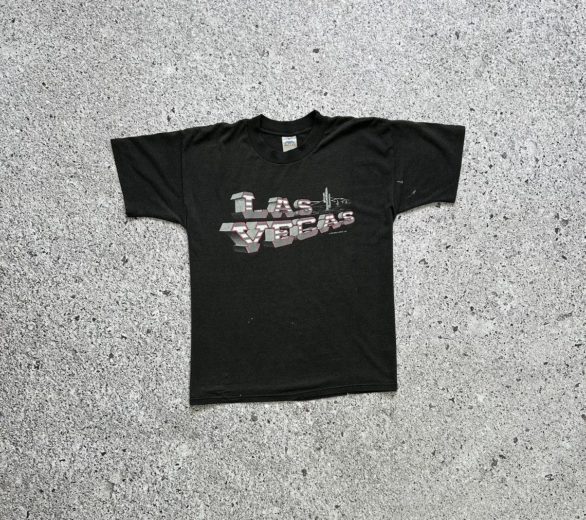 Vintage Vintage Las Vegas 1990 Made In USA American T-Shirt HYPE Y2K Size US L / EU 52-54 / 3 - 2 Thumbnail