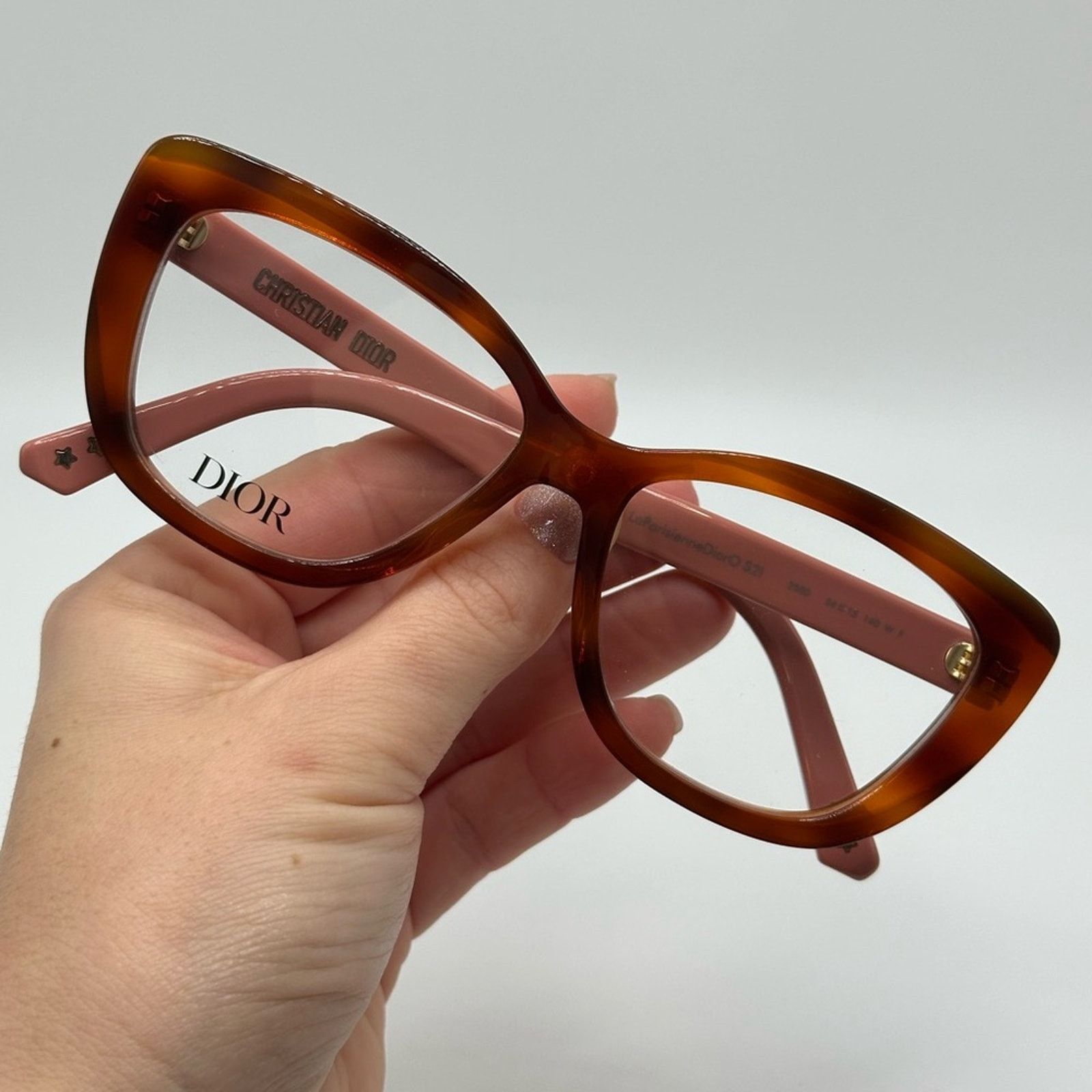 Dior Dior Eyeglasses CD50075I 054 LaParisienneDiorO S21 Size ONE SIZE - 8 Thumbnail
