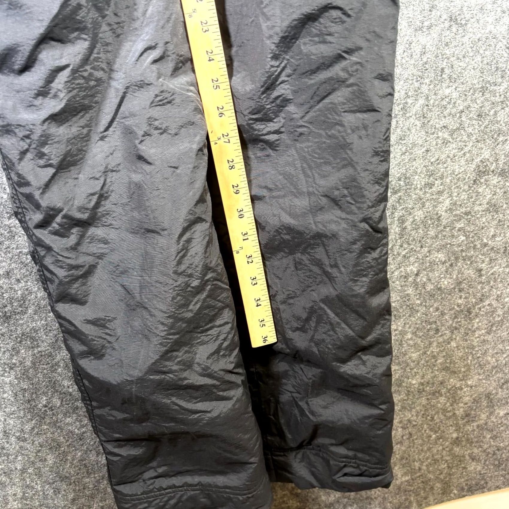 Gloverall Expo Bib Overall Women's M Black Workwear Front Zip Wide-Leg Outdoor Pockets Size 32" / US 10 / IT 46 - 3 Thumbnail