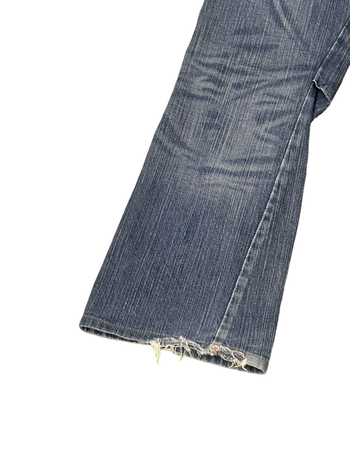 Japanese Brand Flare Jeans Edwin Cargo Faded Distress Boot Cut 8🟦8 Size US 32 / EU 48 - 15 Thumbnail