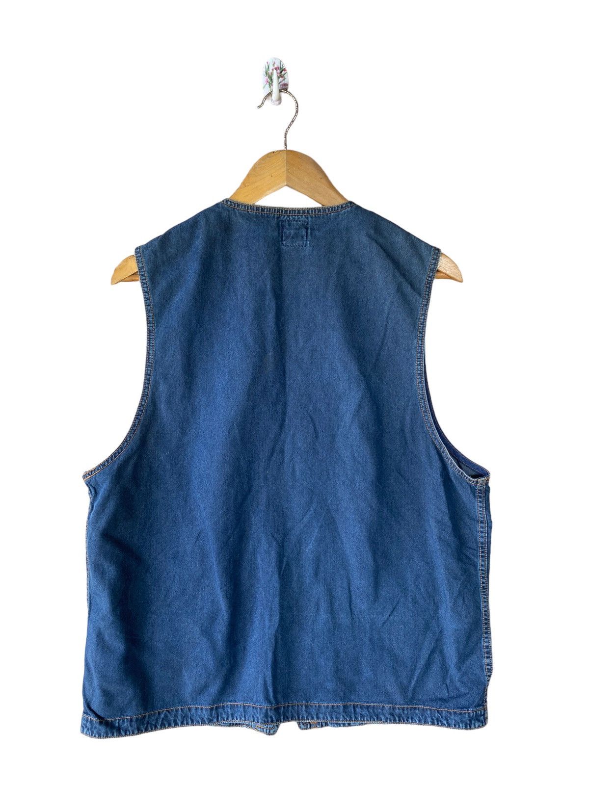 Designer × Kenzo 👘SALE👘KENZO JEANS VEST NICE DESIGN Size US L / EU 52-54 / 3 - 2 Thumbnail