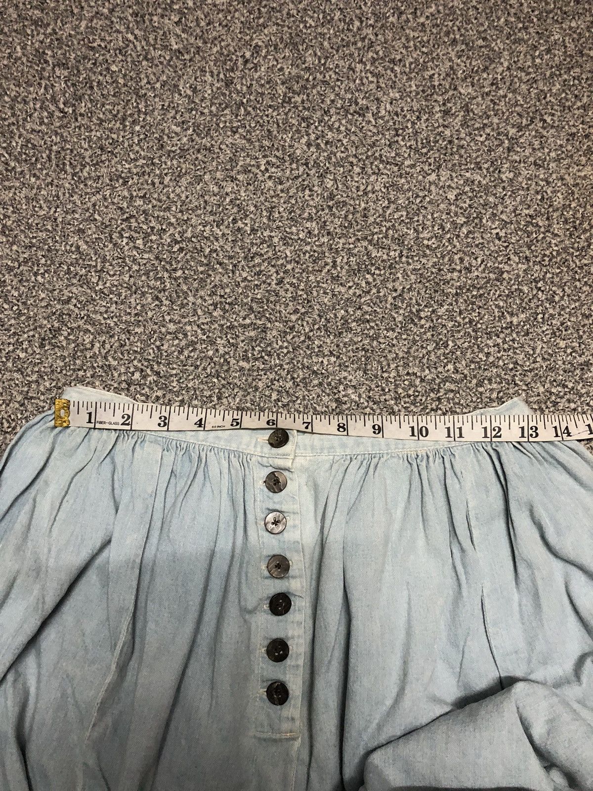 Japanese Brand 💥RARE💥Vintage KAPITAL Wash Denim Maxi Skirts Size 26" / US 2 / IT 38 - 13 Thumbnail