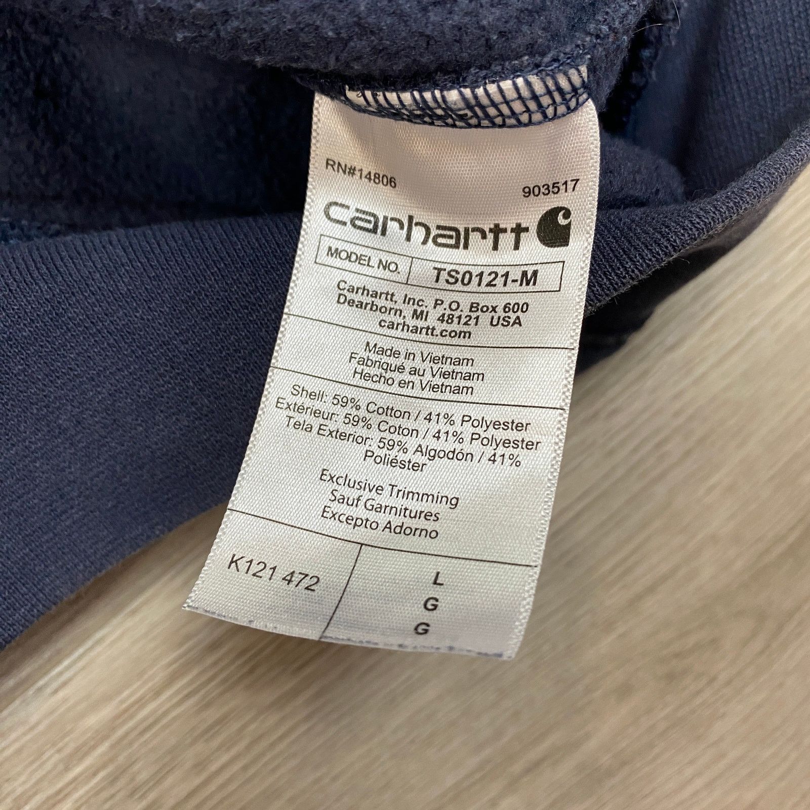 Carhartt Carhartt Loose Fit Midweight Hoodie Men's Large Workwear Size US L / EU 52-54 / 3 - 8 Thumbnail
